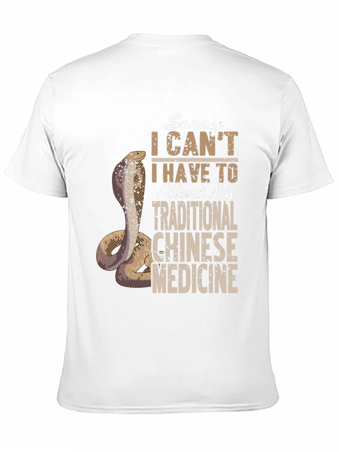 Traditional Chinese Medicine Cobra T-Shirt