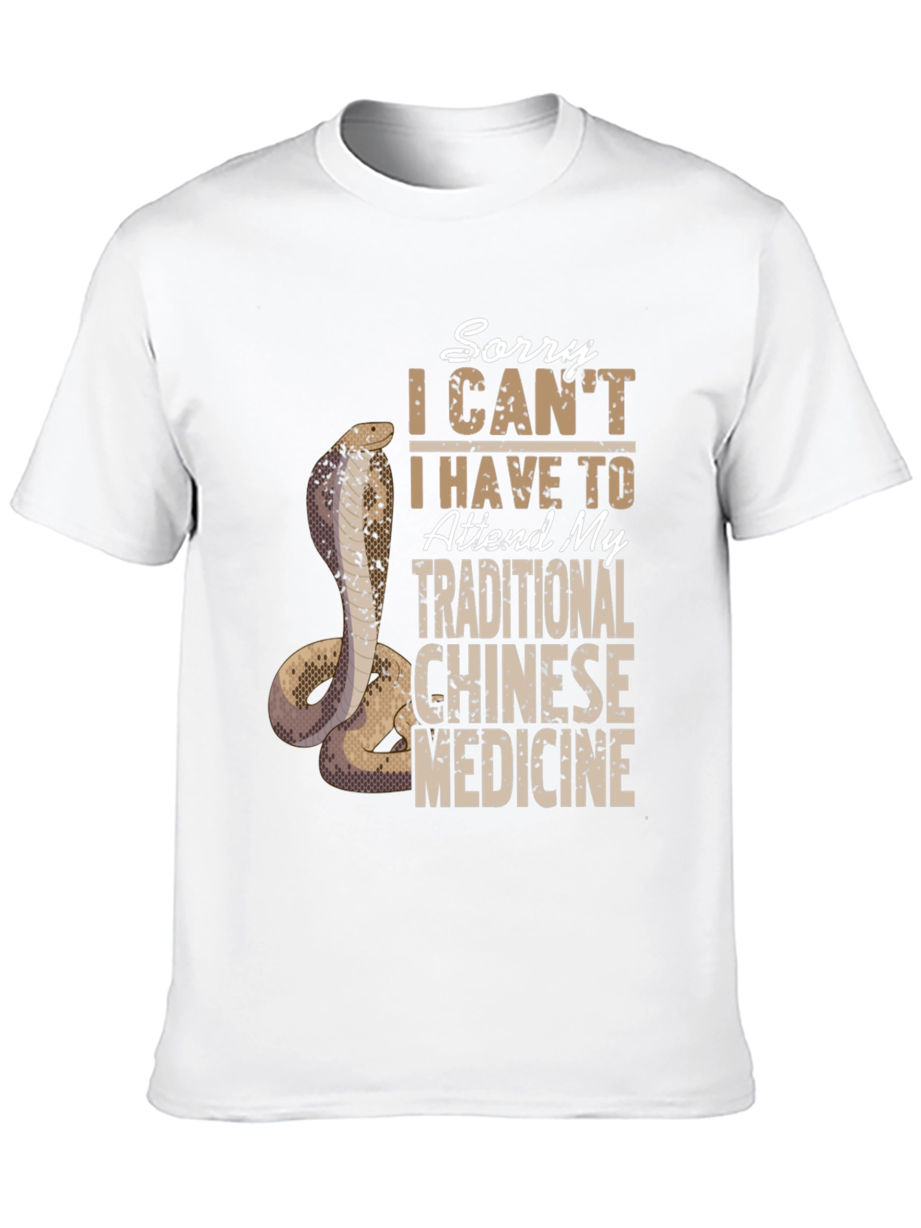 Traditional Chinese Medicine Cobra T-Shirt
