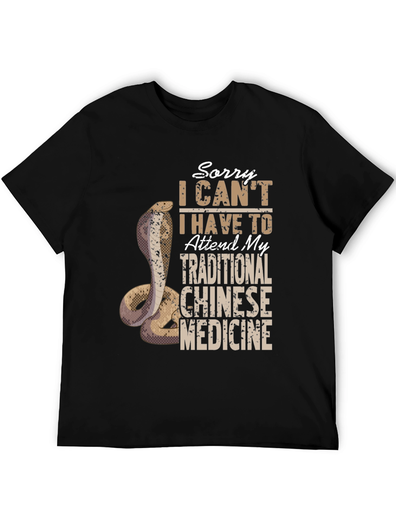Traditional Chinese Medicine Cobra T-Shirt