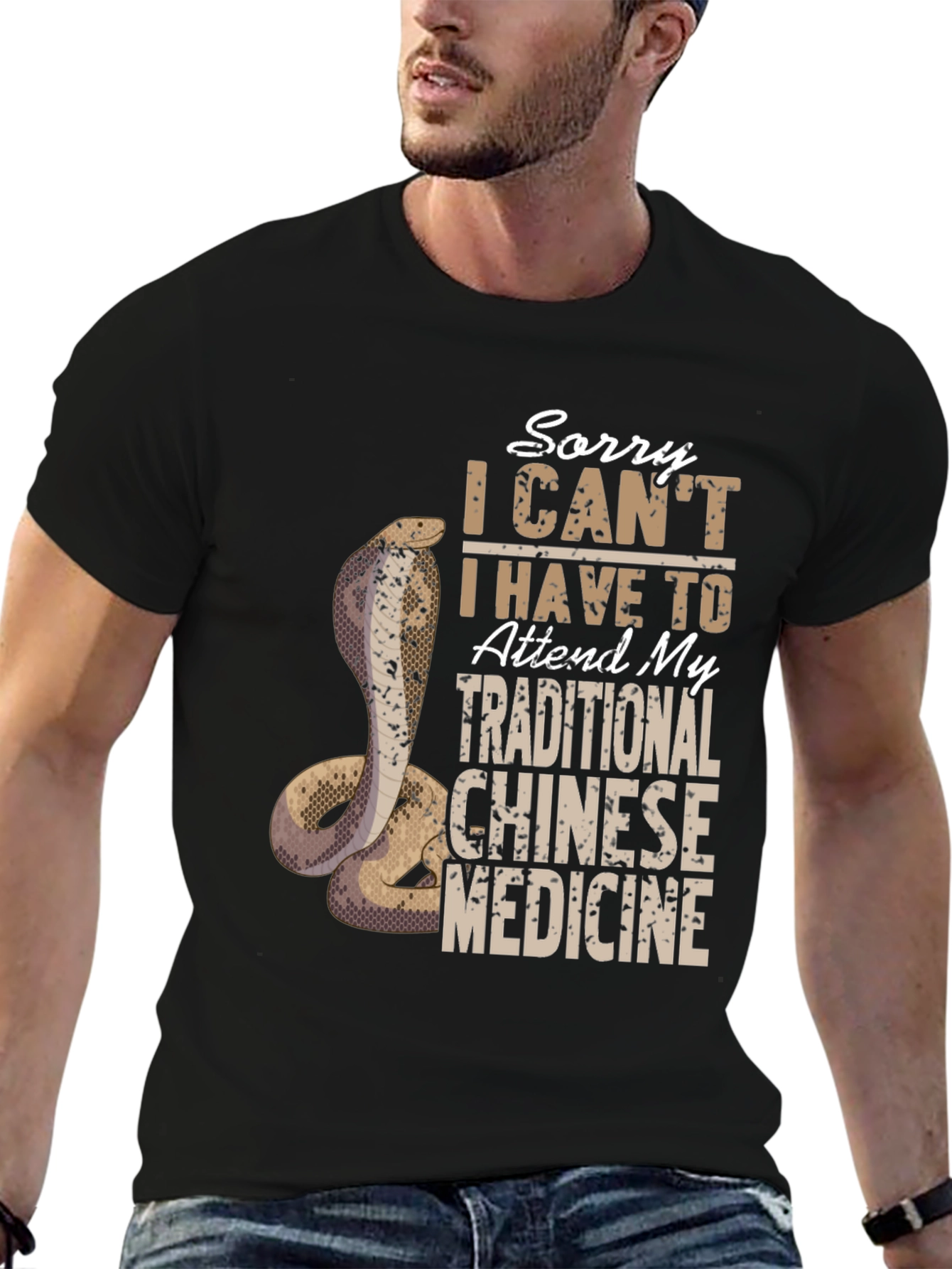 Traditional Chinese Medicine Cobra T-Shirt
