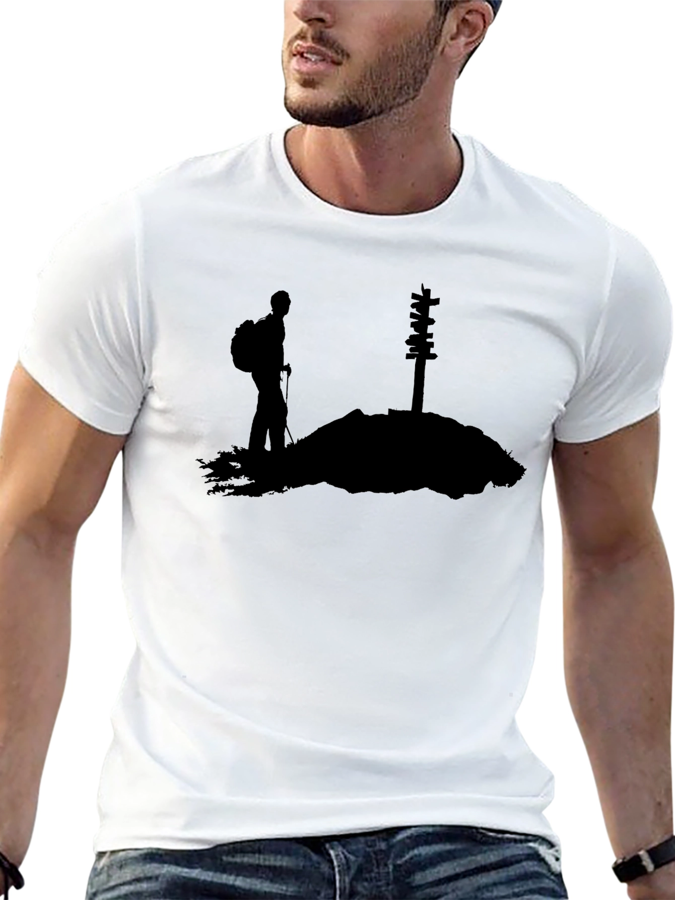 Hiking Silhouette T-Shirt - Adventure Ready Tee
