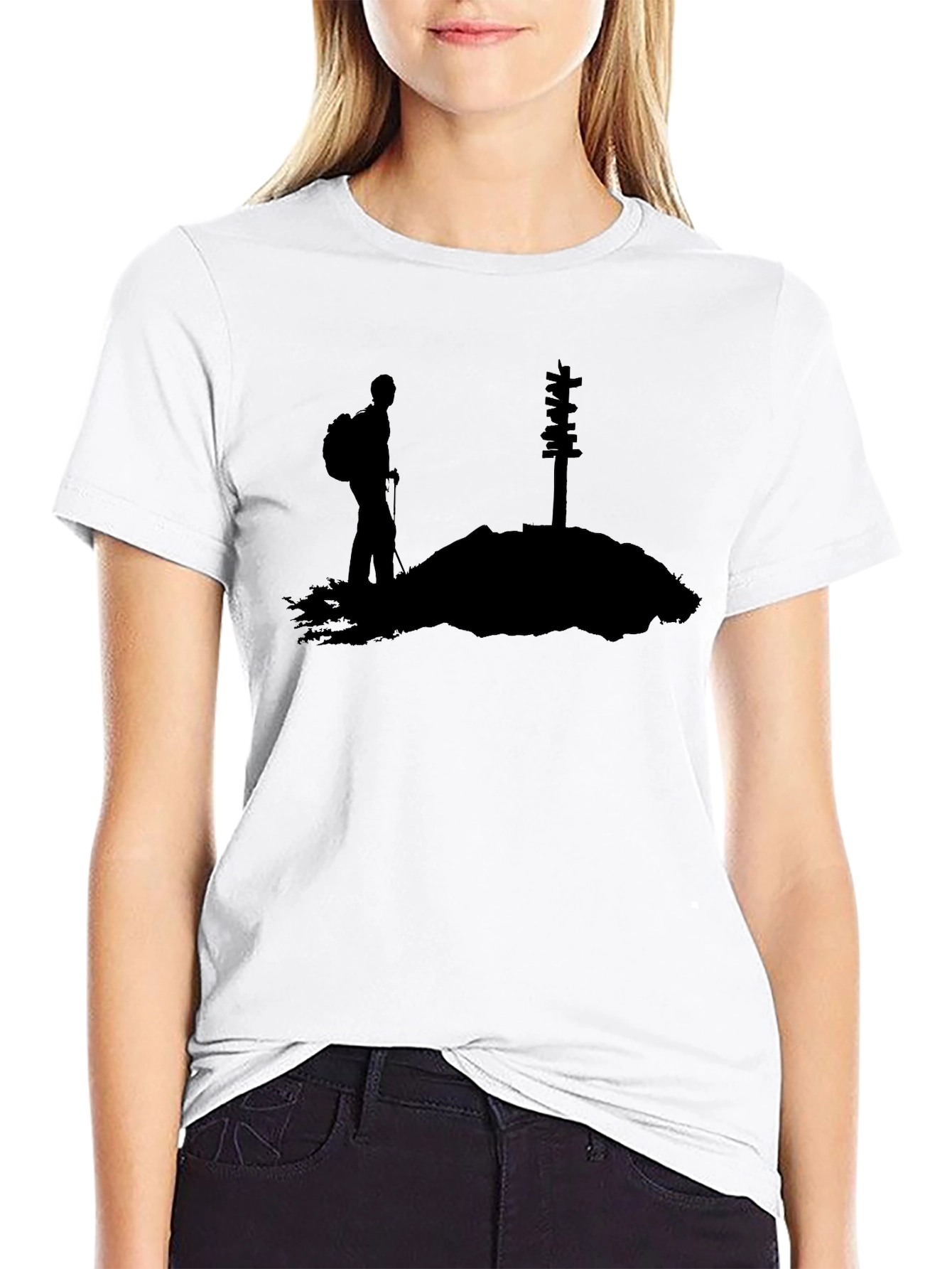 Hiking Silhouette T-Shirt - Adventure Ready Tee