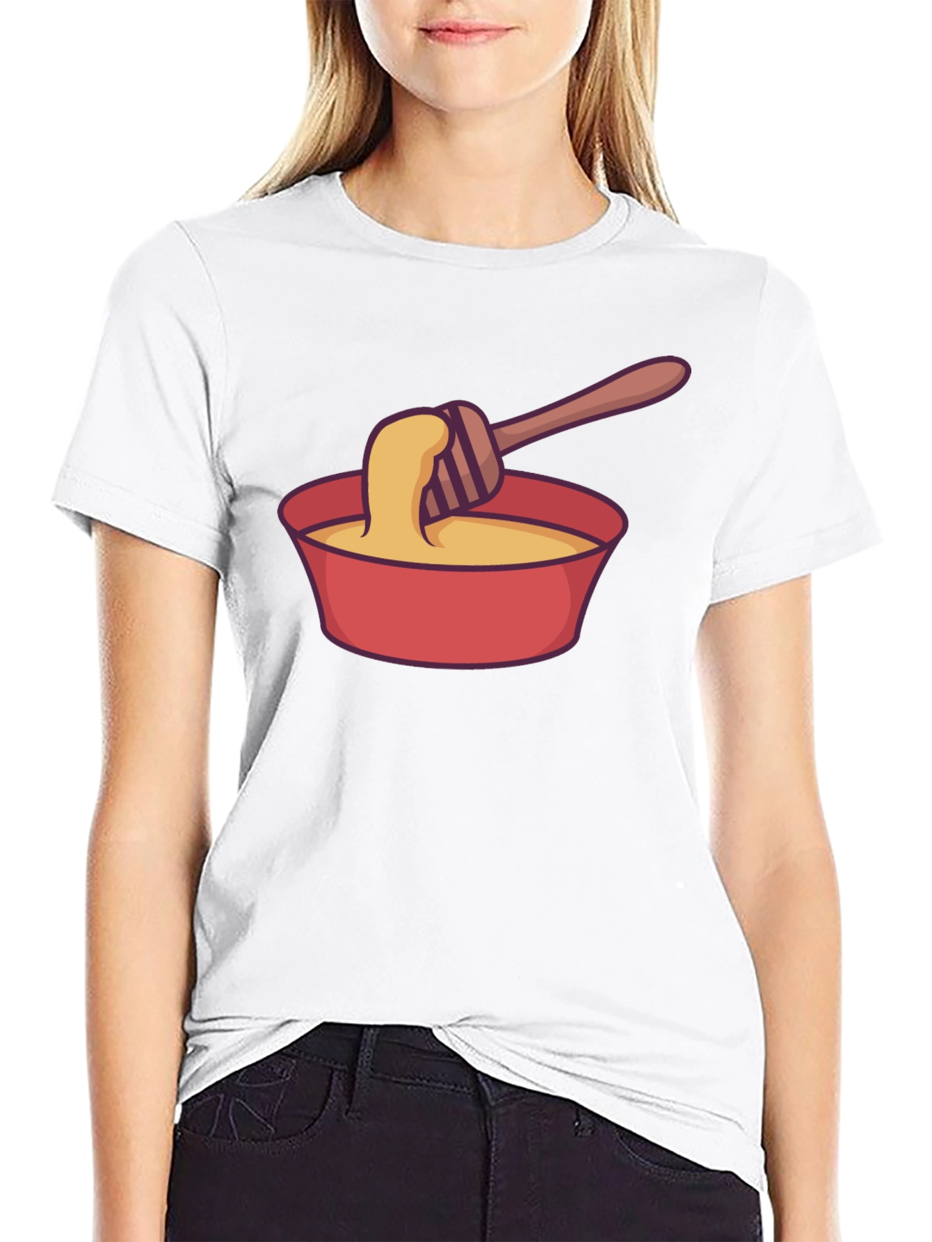 Honey Bowl Graphic Tee - Sweet & Stylish!