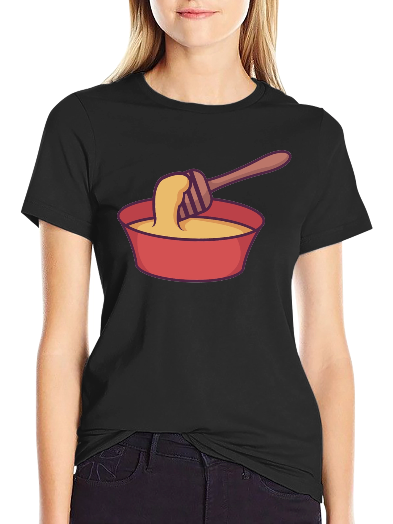 Honey Bowl Graphic Tee - Sweet & Stylish!