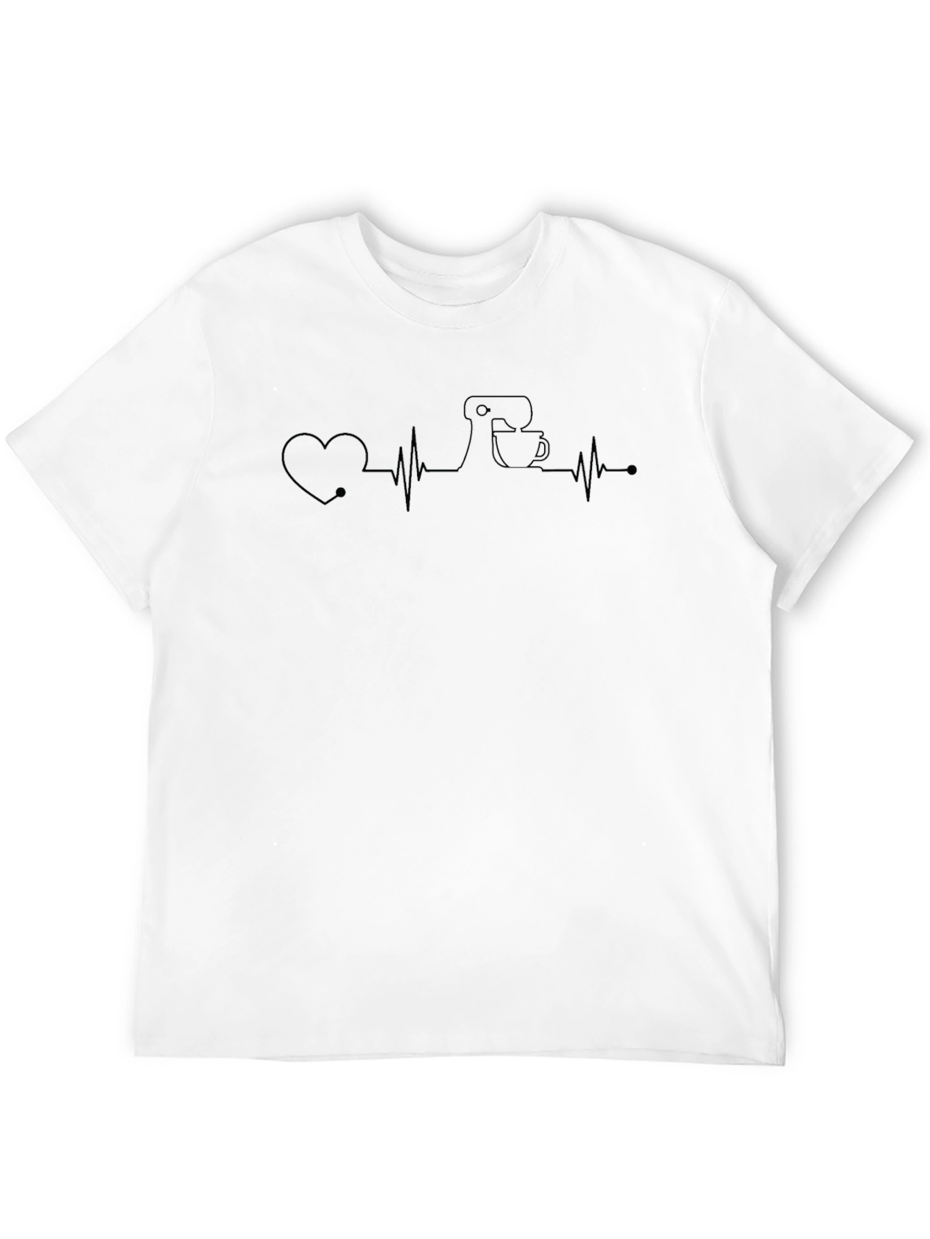 Baker Heartbeat T-Shirt - Culinary Love!