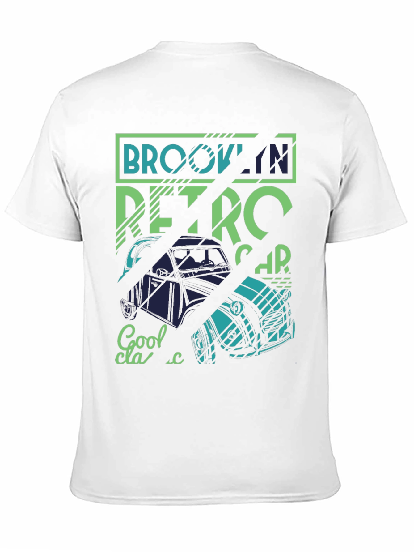 Brooklyn Retro Car Graphic Tee - Classic Style