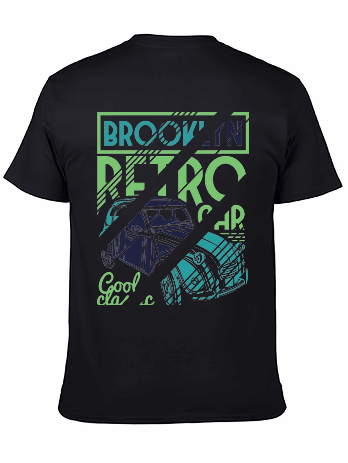 Brooklyn Retro Car Graphic Tee - Classic Style