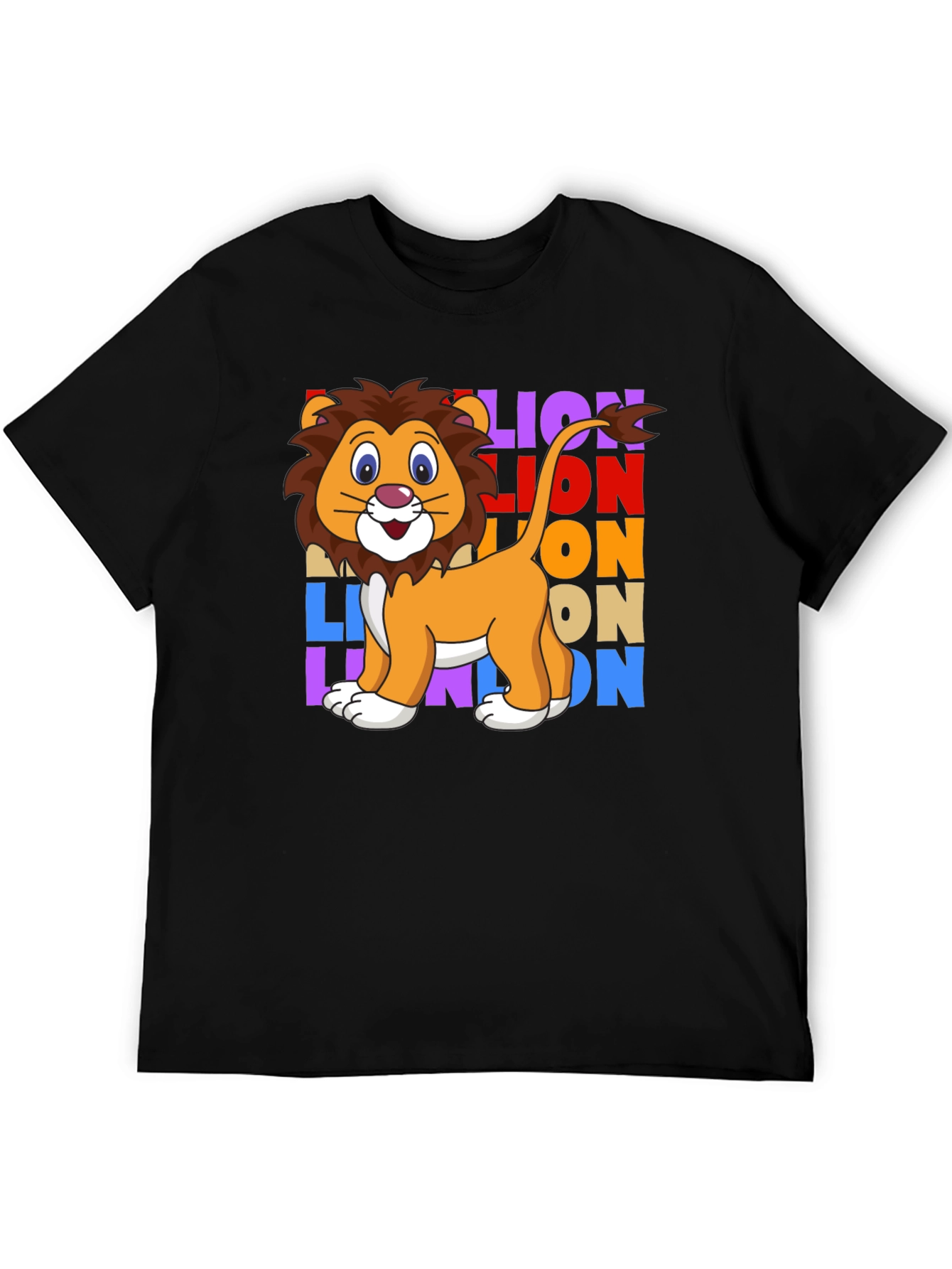 Lion Pop Art Graphic T-Shirt