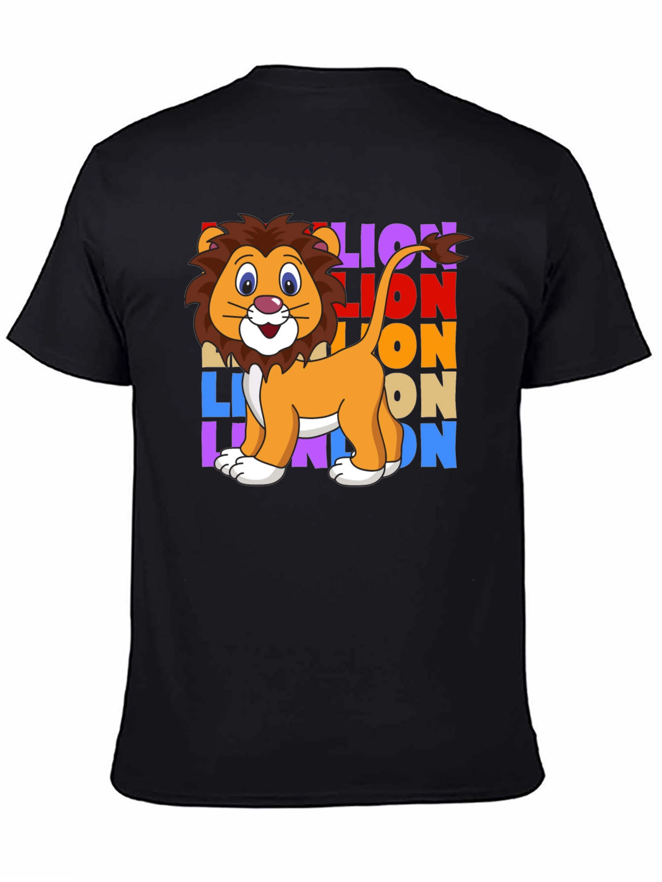 Lion Pop Art Graphic T-Shirt