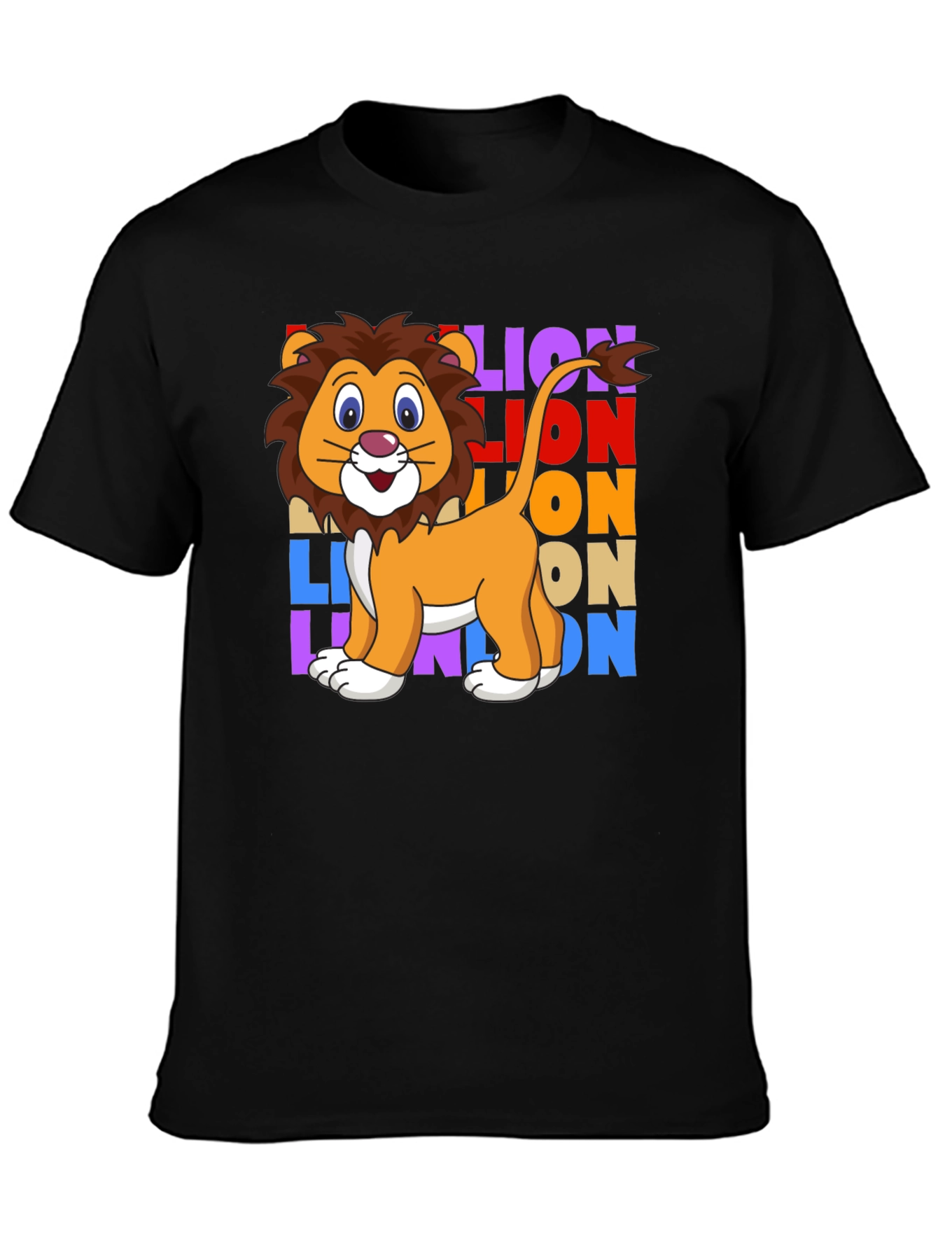 Lion Pop Art Graphic T-Shirt