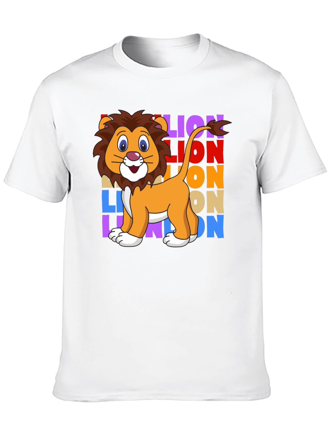 Lion Pop Art Graphic T-Shirt