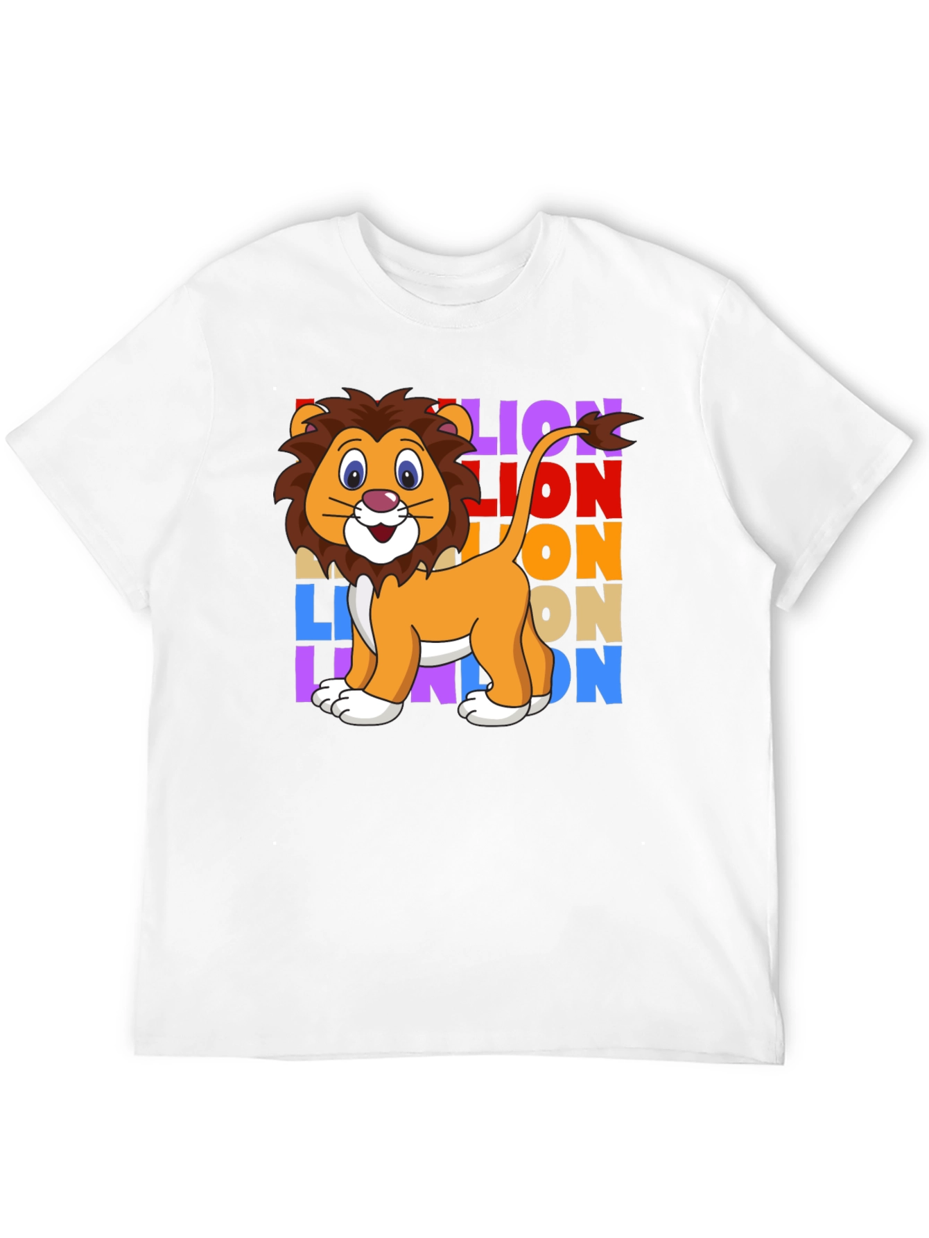 Lion Pop Art Graphic T-Shirt