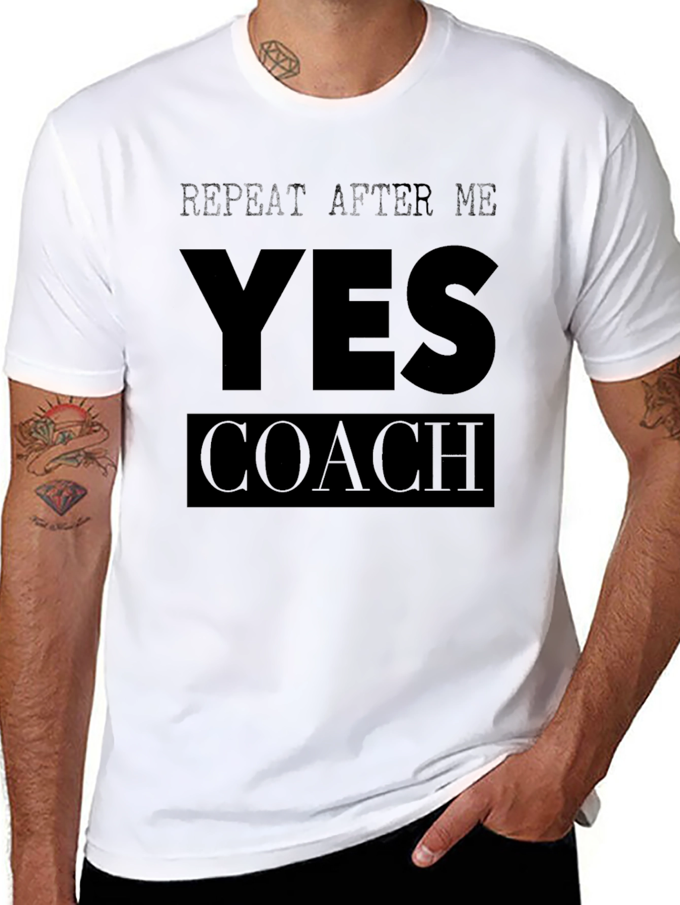 Yes Coach Graphic Tee