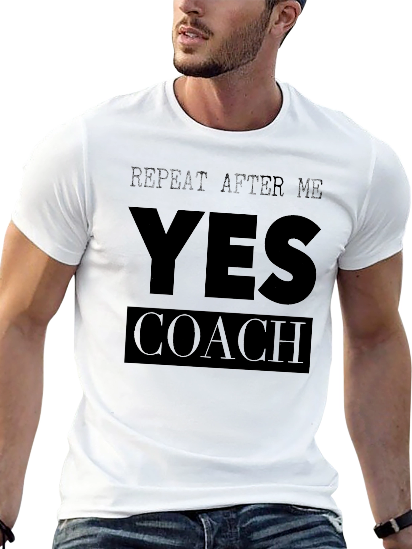 Yes Coach Graphic Tee