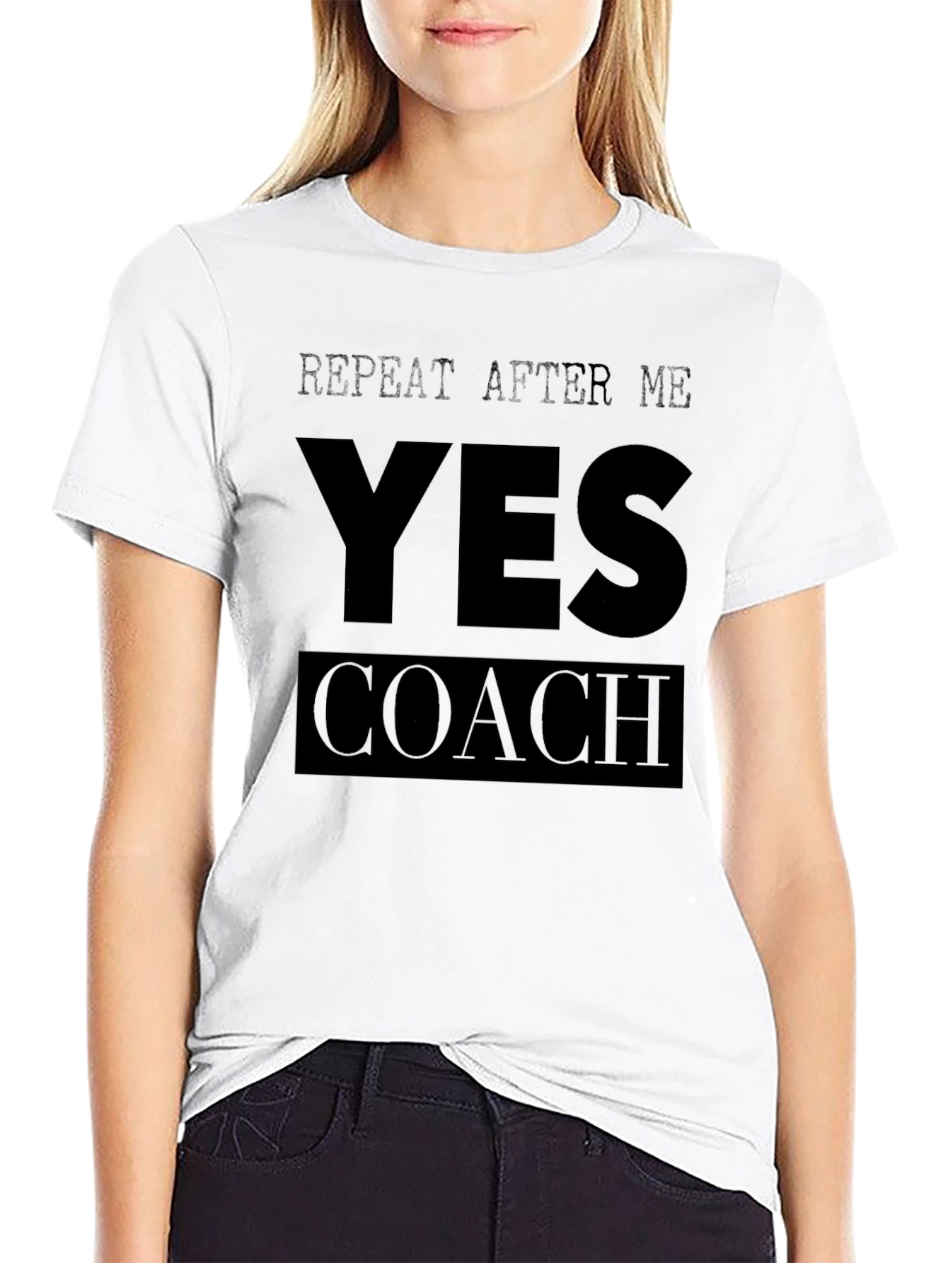 Yes Coach Graphic Tee