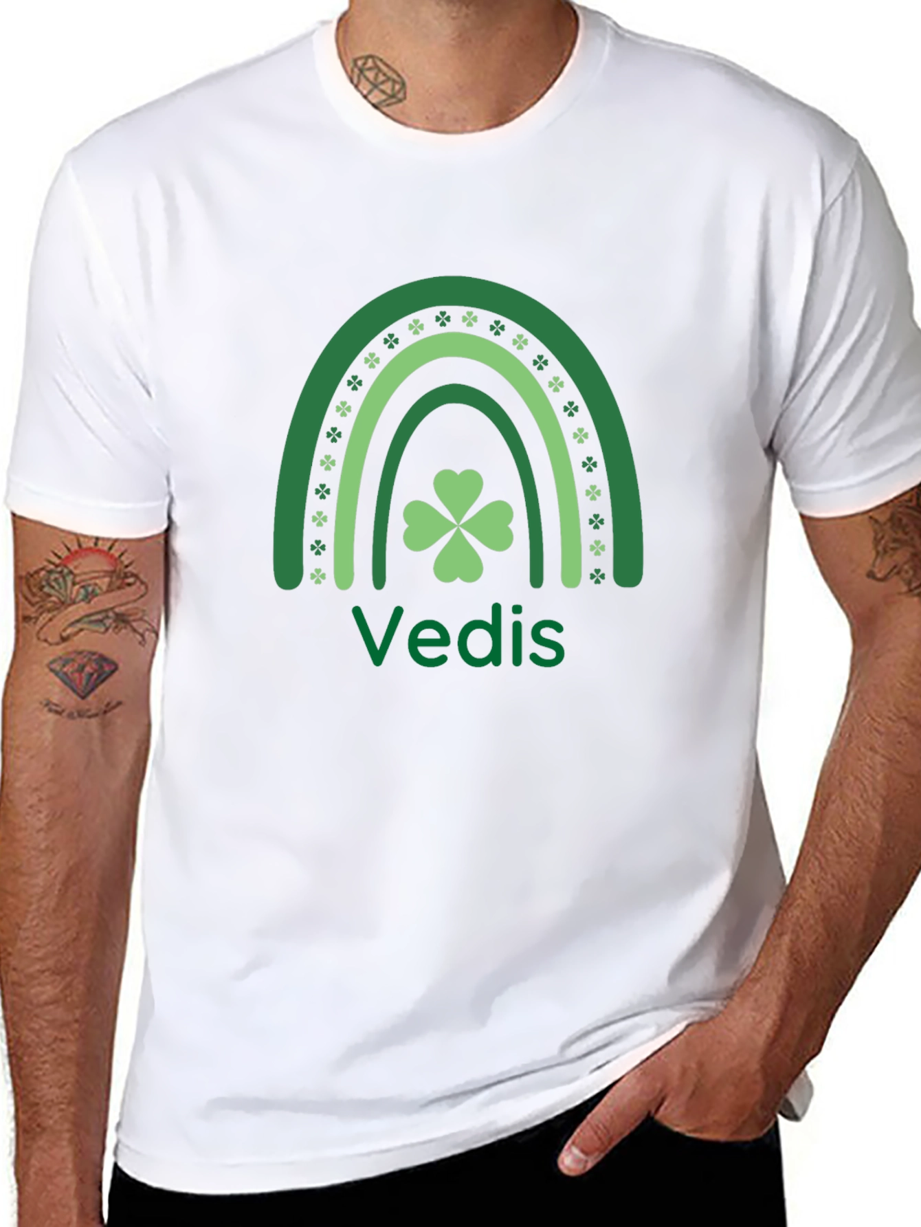 Lucky Rainbow VEDIS St. Patricks Day T-Shirt