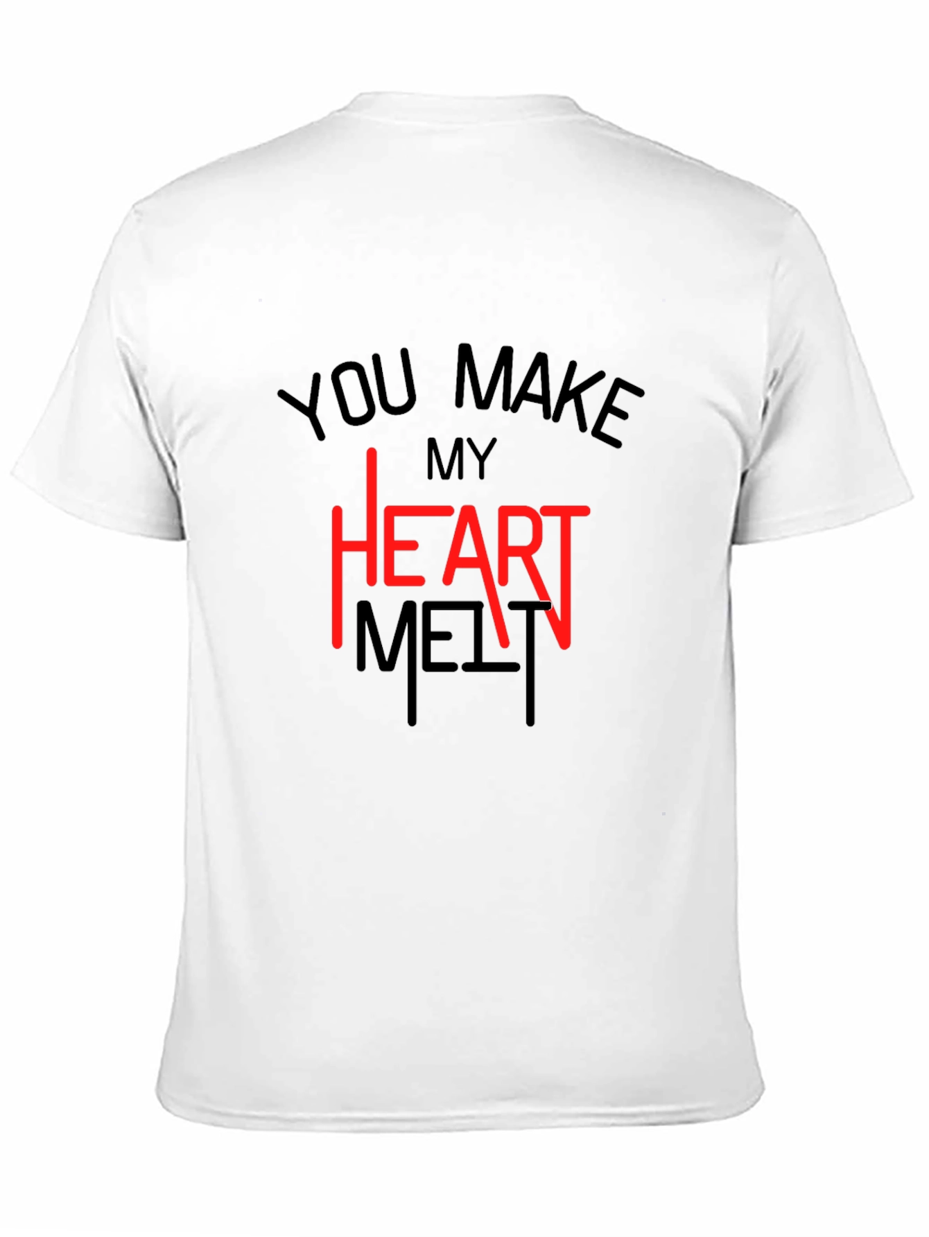 Heart Melt T-Shirt - Valentines Day Tee