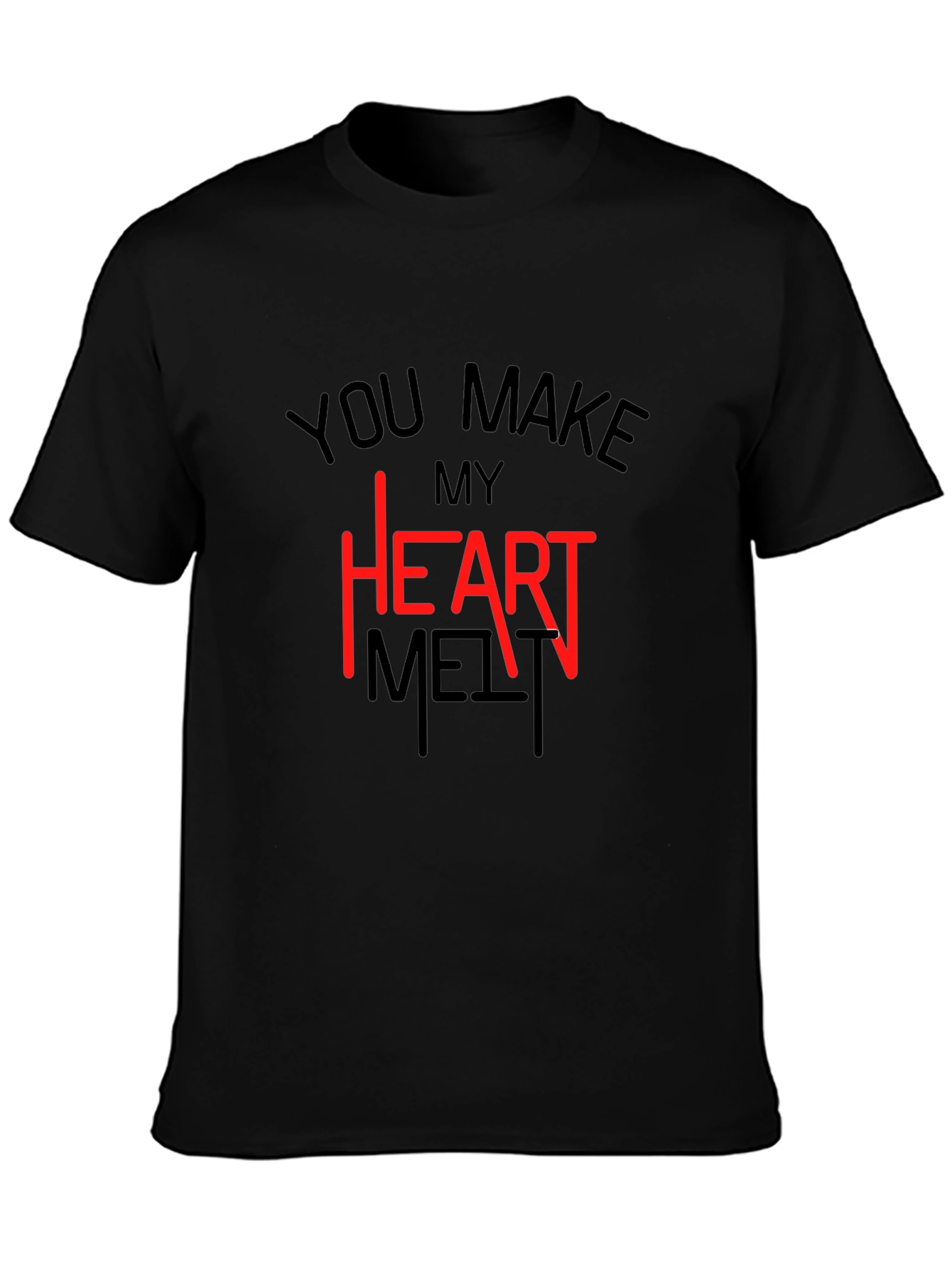 Heart Melt T-Shirt - Valentines Day Tee