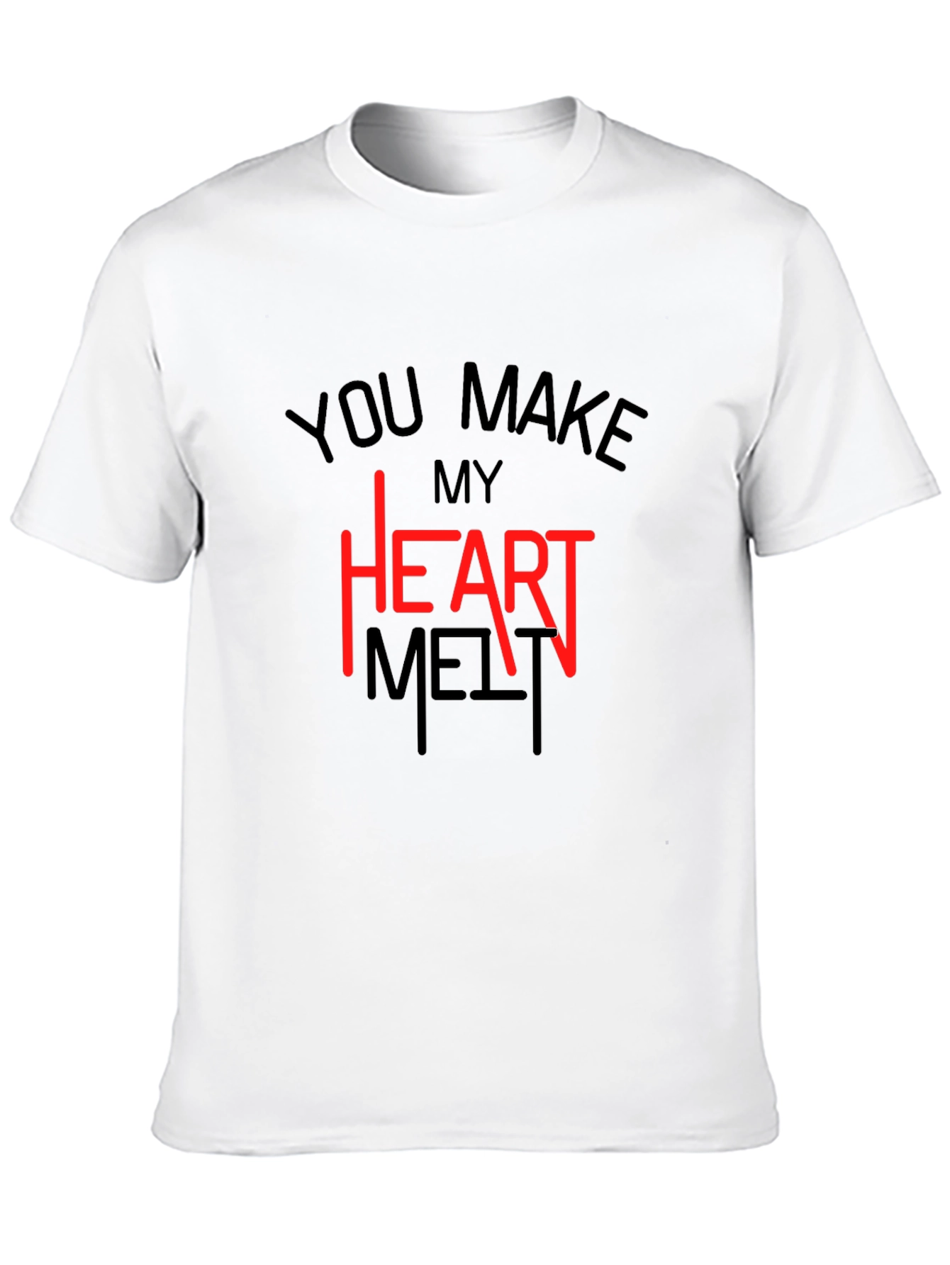 Heart Melt T-Shirt - Valentines Day Tee