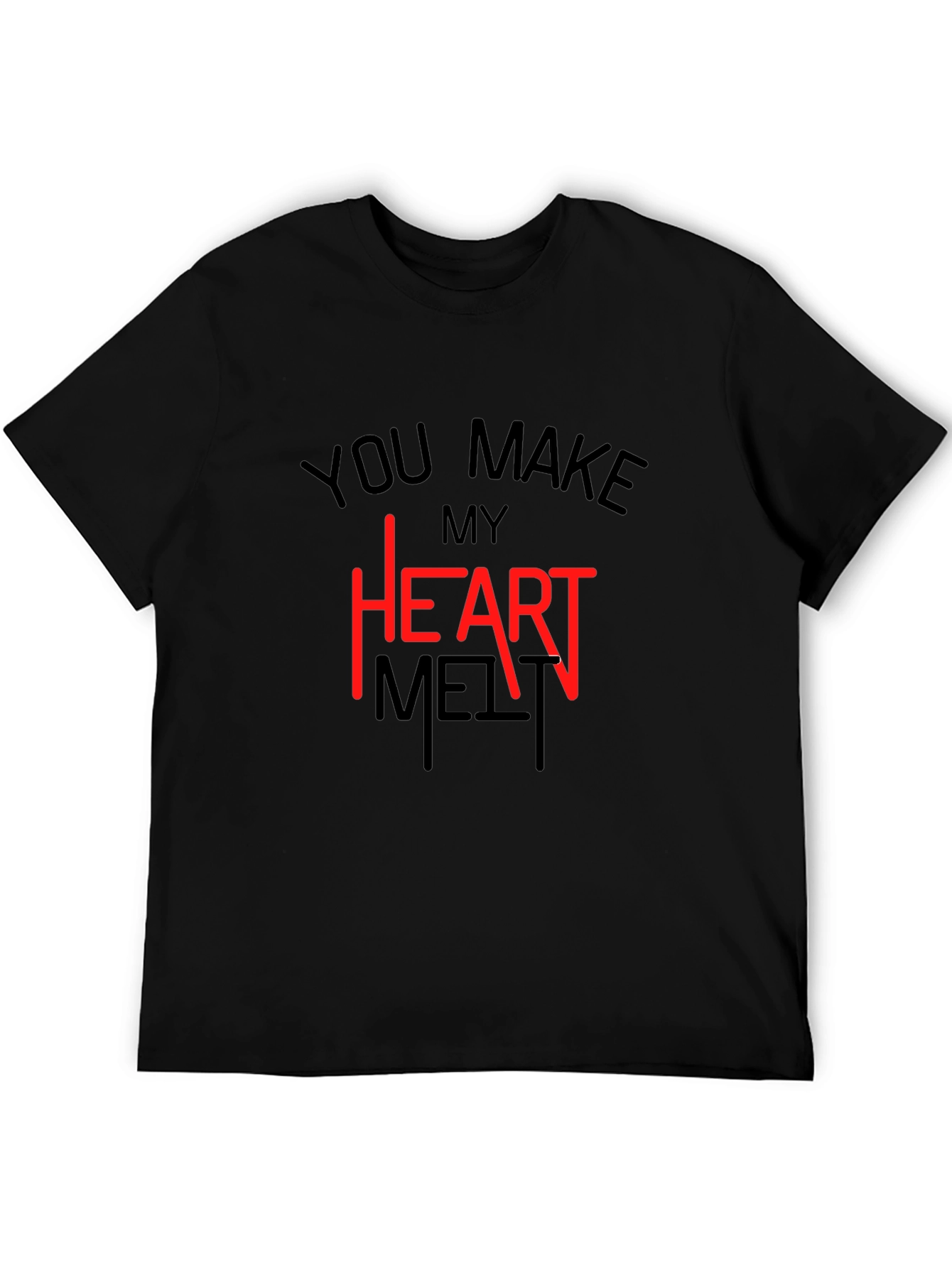 Heart Melt T-Shirt - Valentines Day Tee