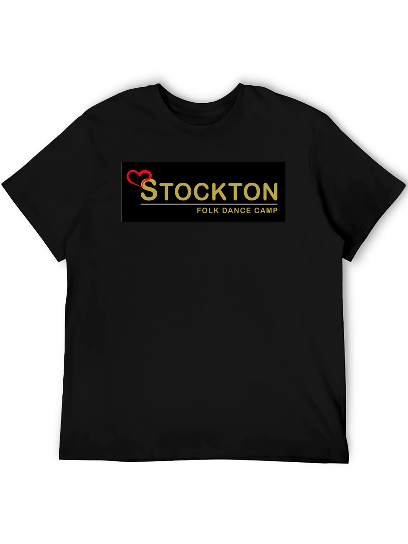 Stockton Folk Dance Camp Black T-Shirt