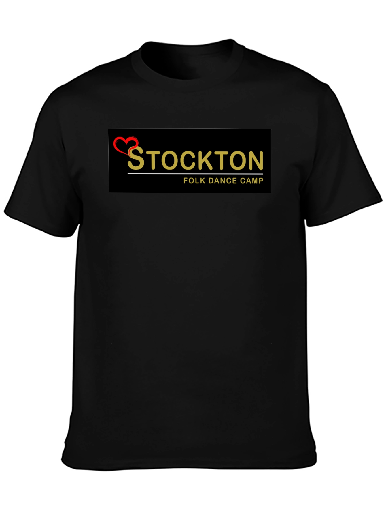 Stockton Folk Dance Camp Black T-Shirt
