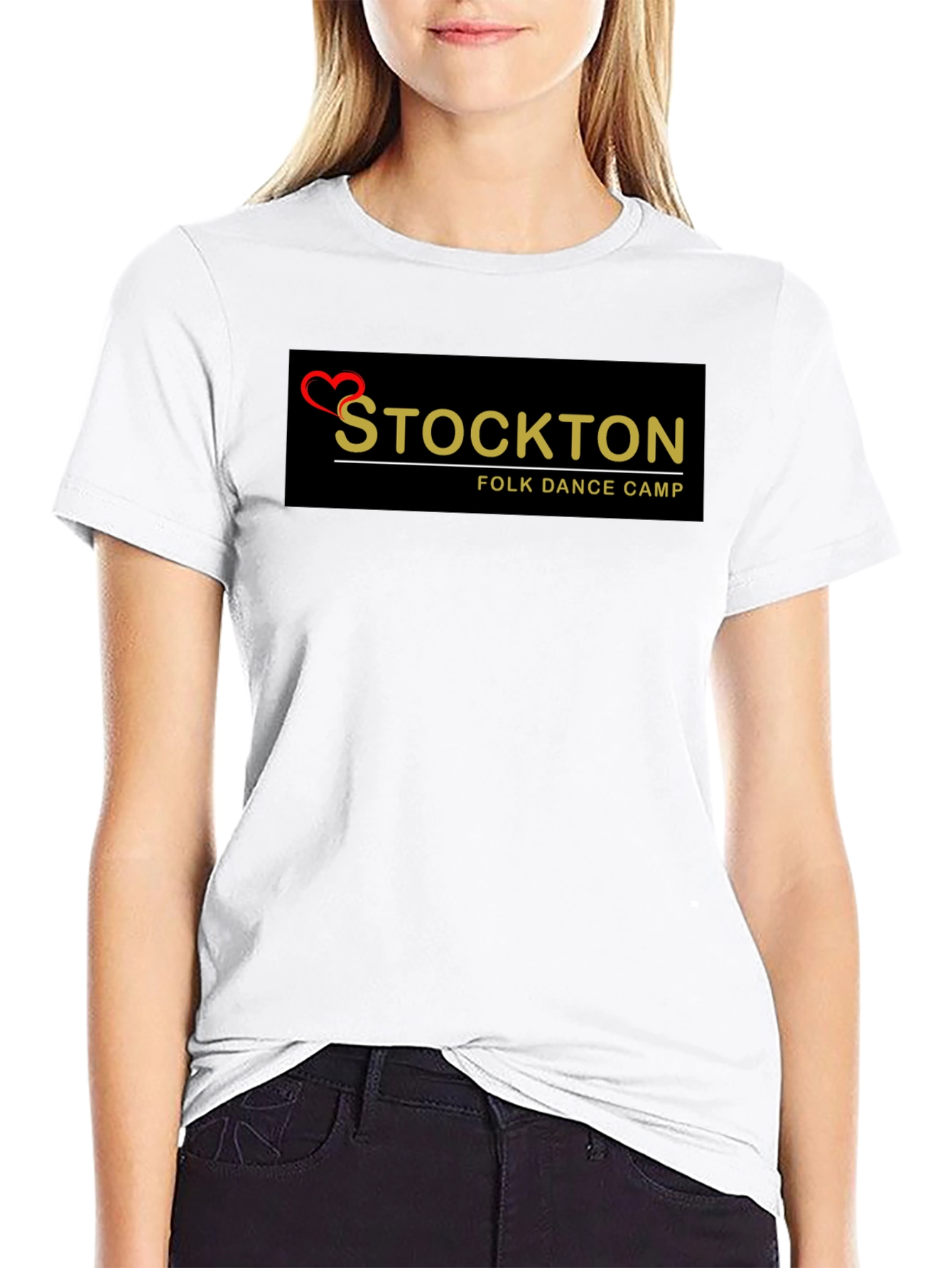 Stockton Folk Dance Camp Black T-Shirt