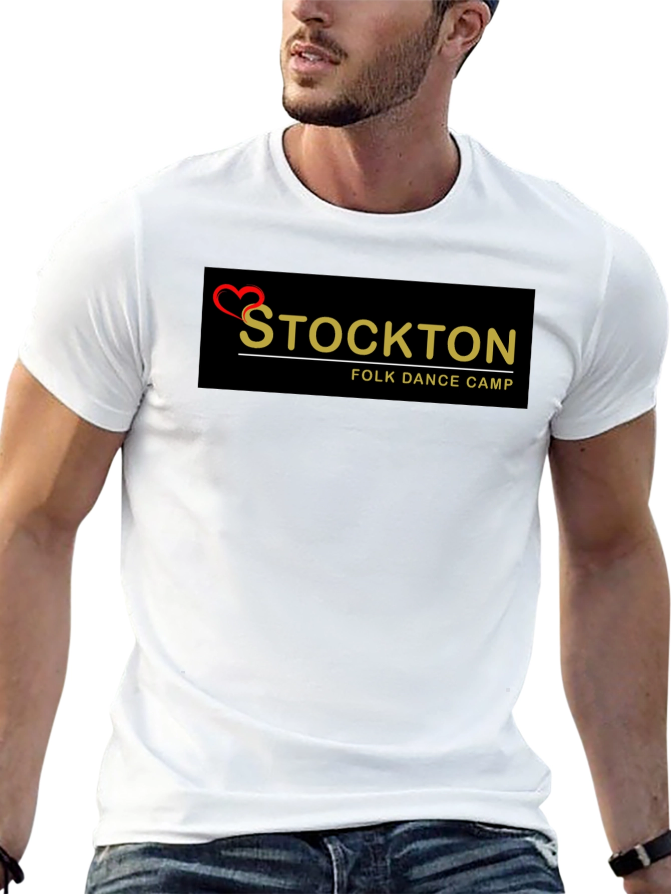 Stockton Folk Dance Camp Black T-Shirt