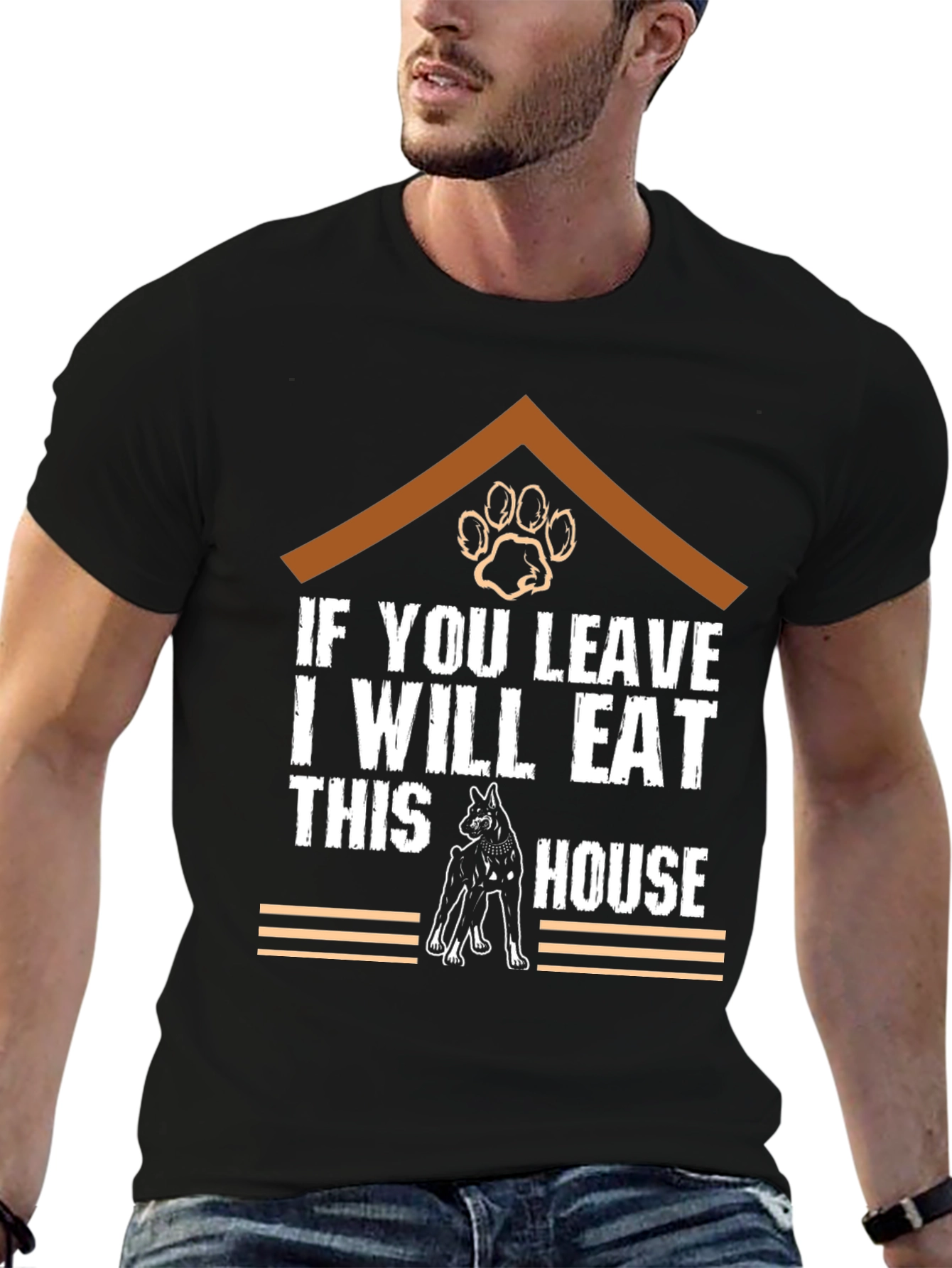 Funny Dog T-Shirt - Eat This House