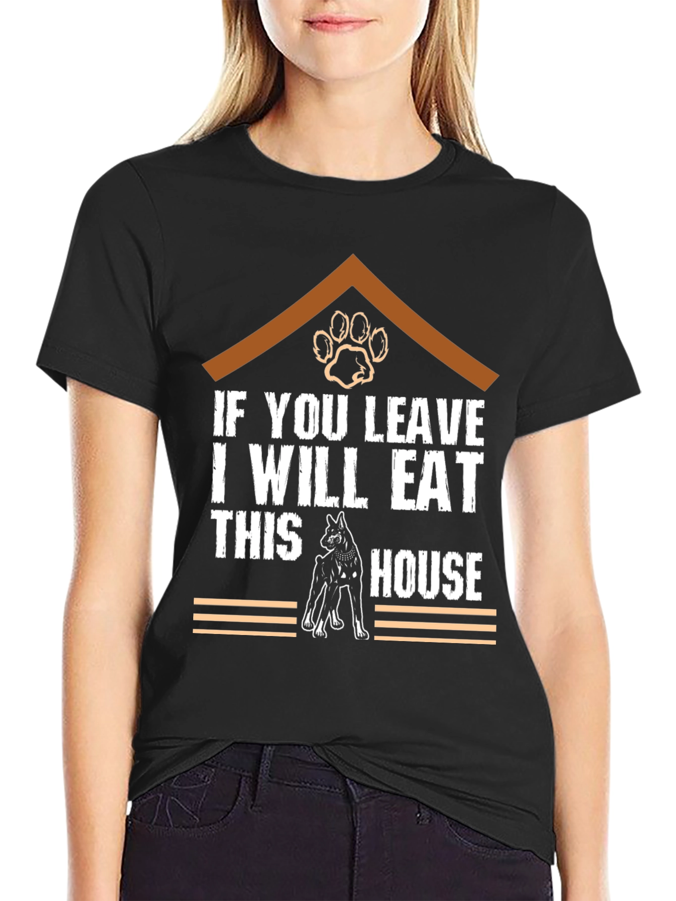 Funny Dog T-Shirt - Eat This House