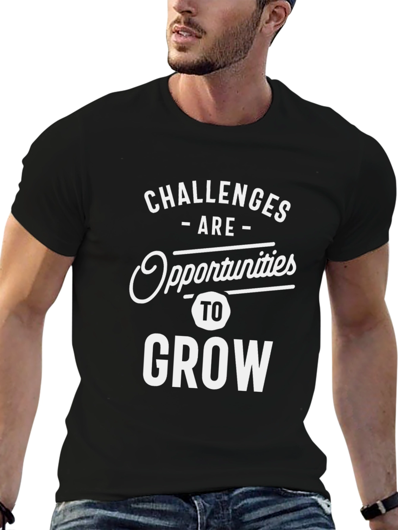 Challenges are Opportunities to Grow T-Shirt