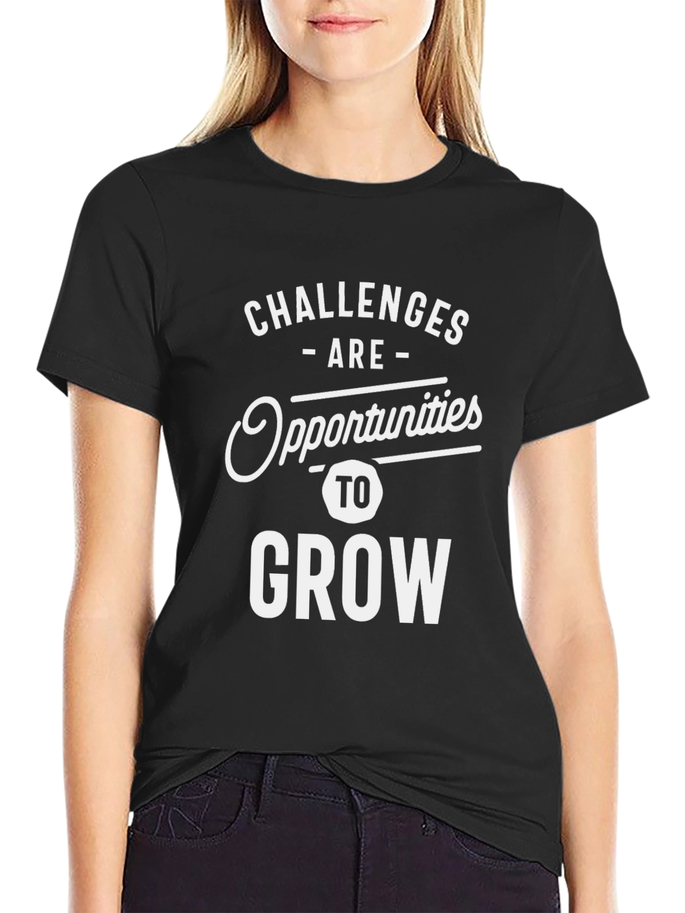 Challenges are Opportunities to Grow T-Shirt