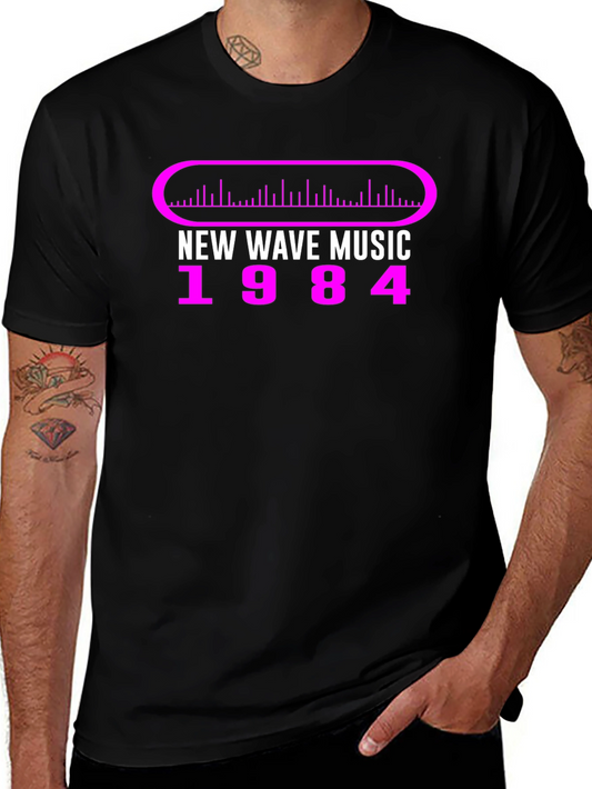 New Wave Music 1984 Graphic Tee