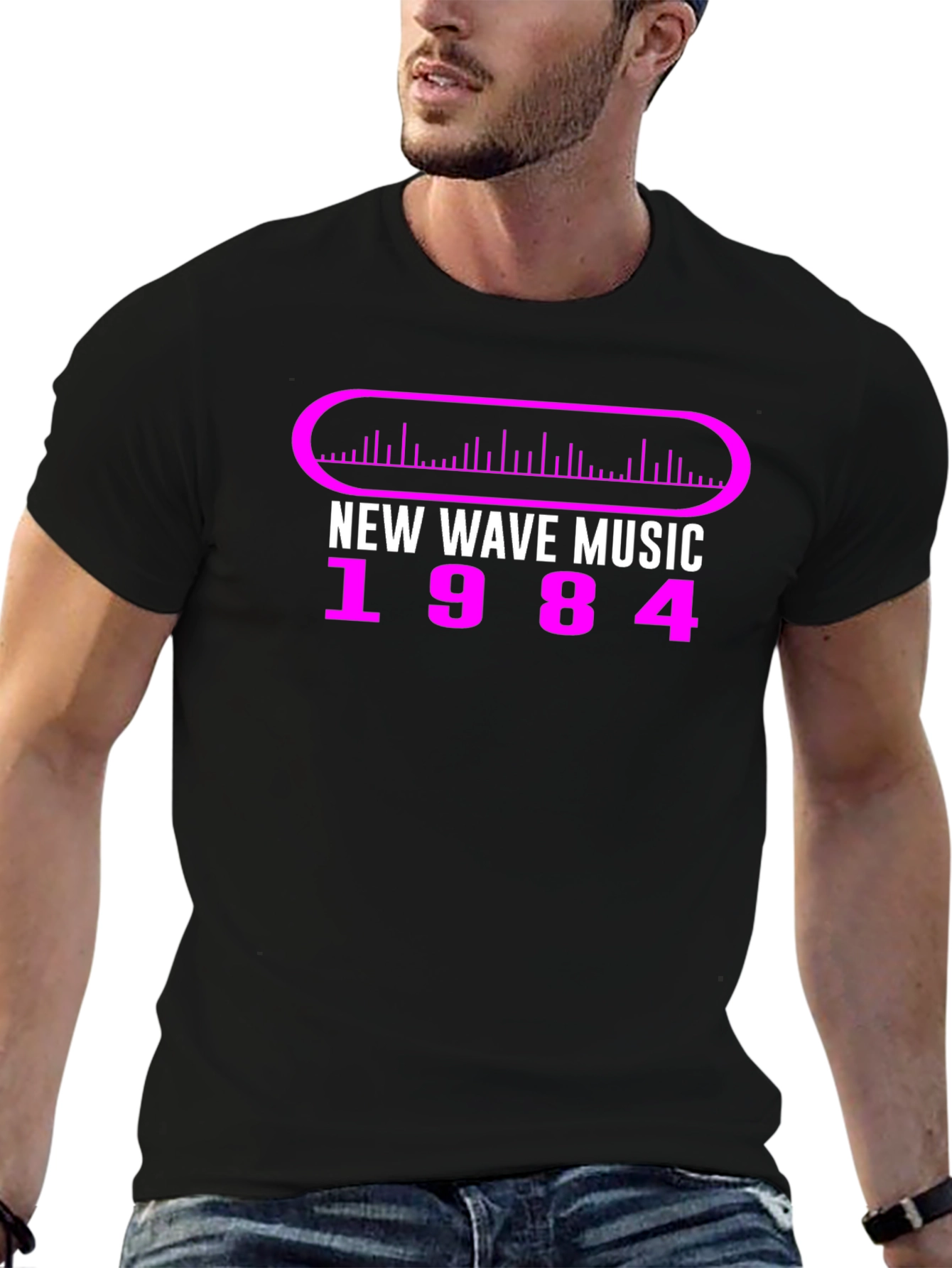 New Wave Music 1984 Graphic Tee