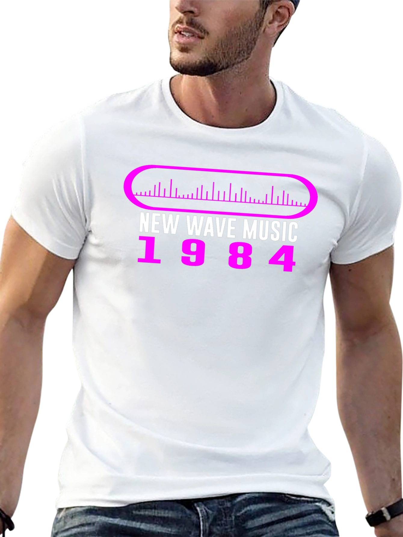 New Wave Music 1984 Graphic Tee