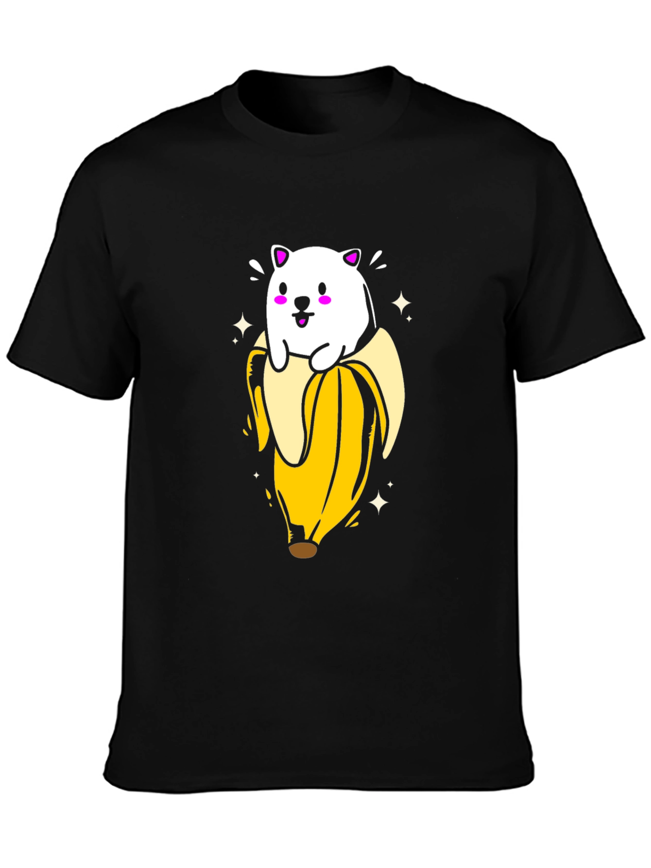 Bear in Banana T-Shirt - Cute Graphic Tee