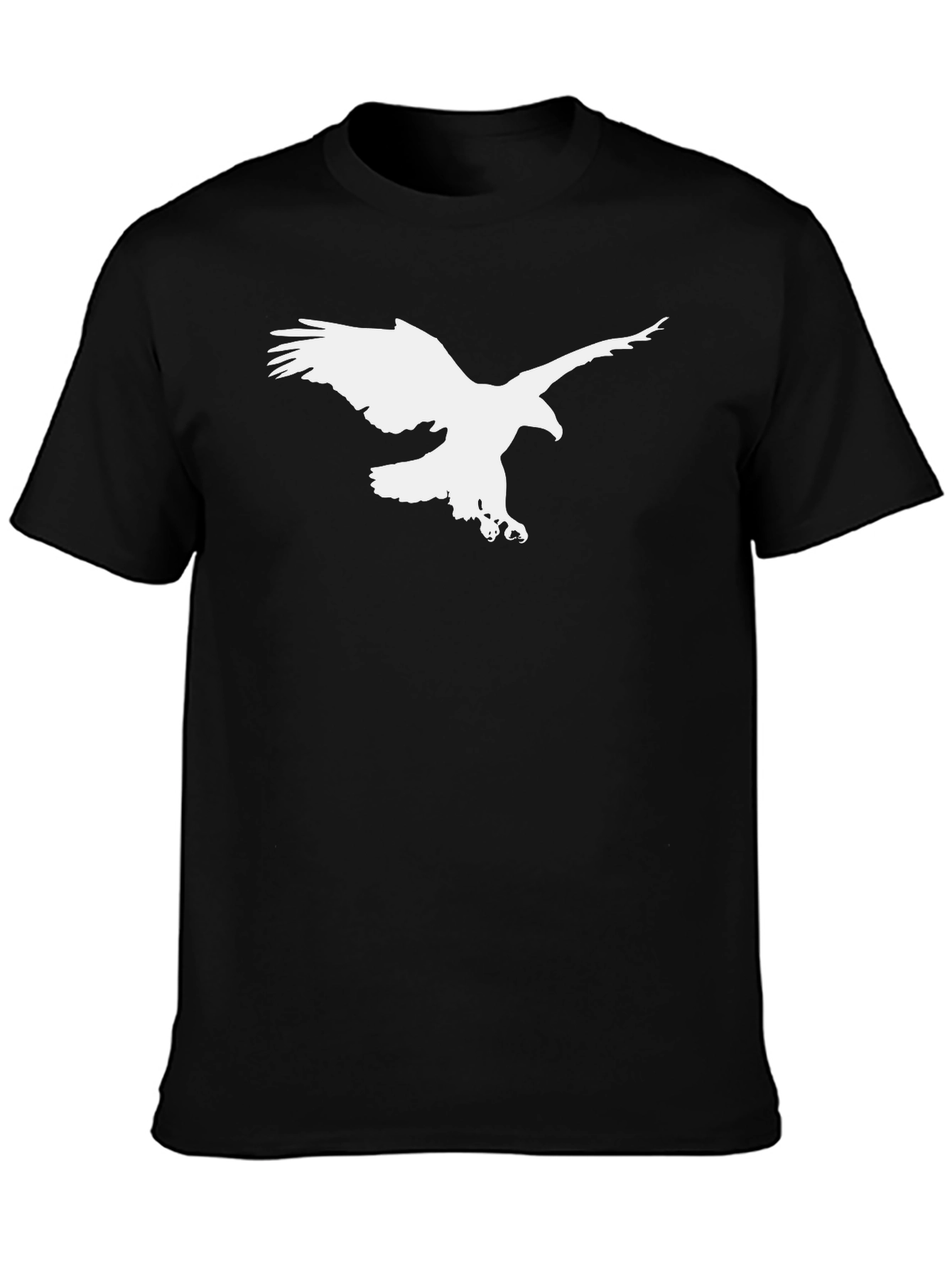 Eagle Graphic Black T-Shirt - Stylish & Bold Design