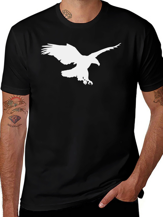 Eagle Graphic Black T-Shirt - Stylish & Bold Design