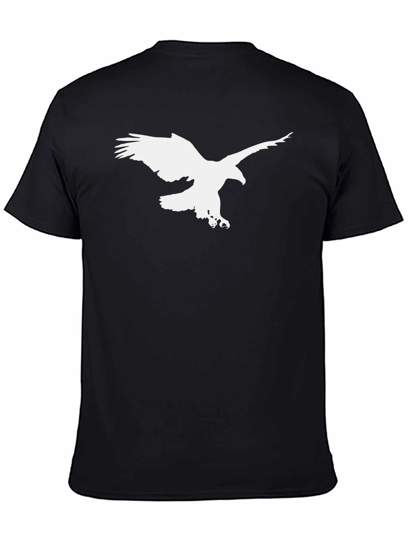 Eagle Graphic Black T-Shirt - Stylish & Bold Design