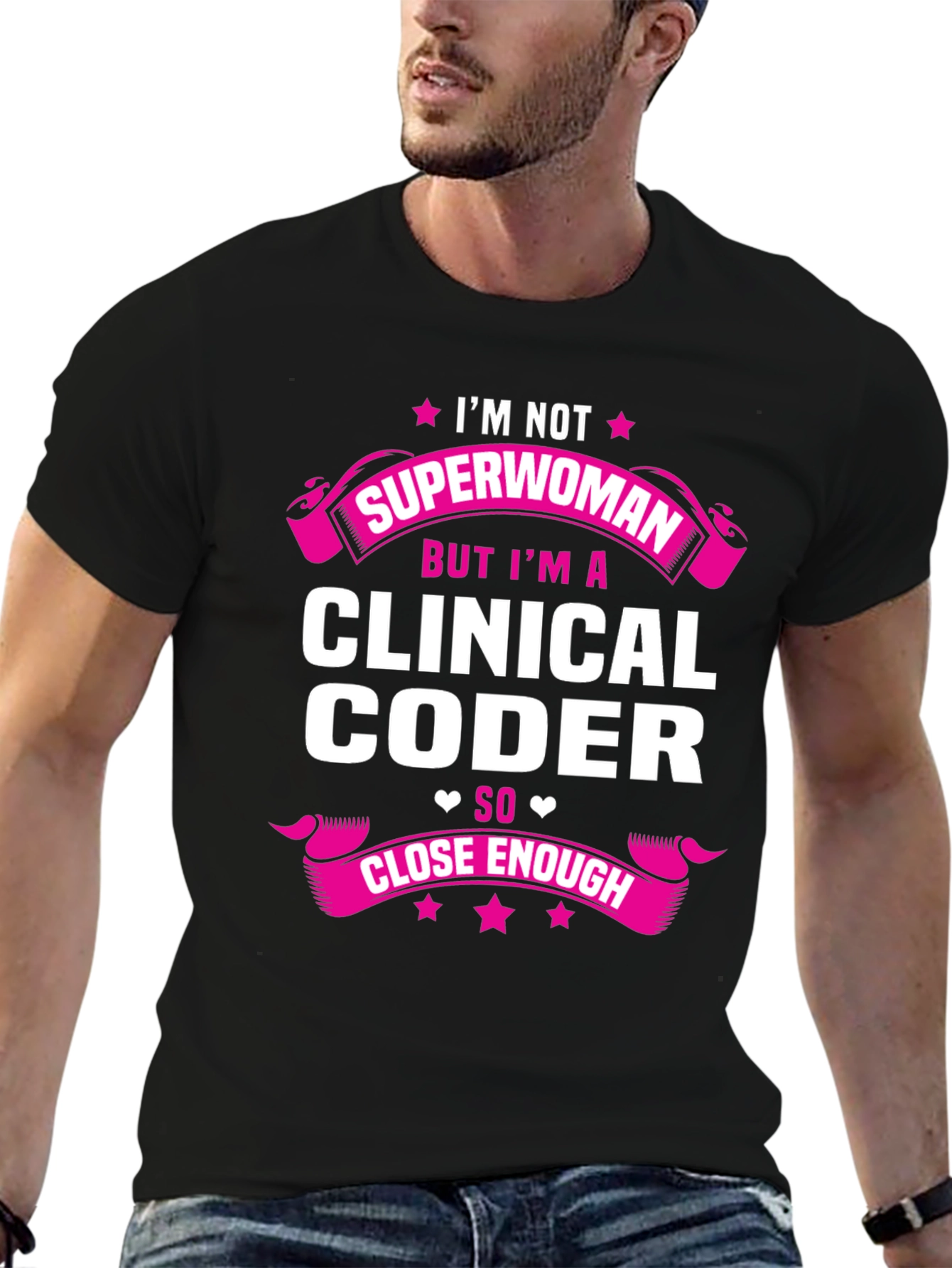 Clinical Coder T-Shirt - Im Not Superwoman