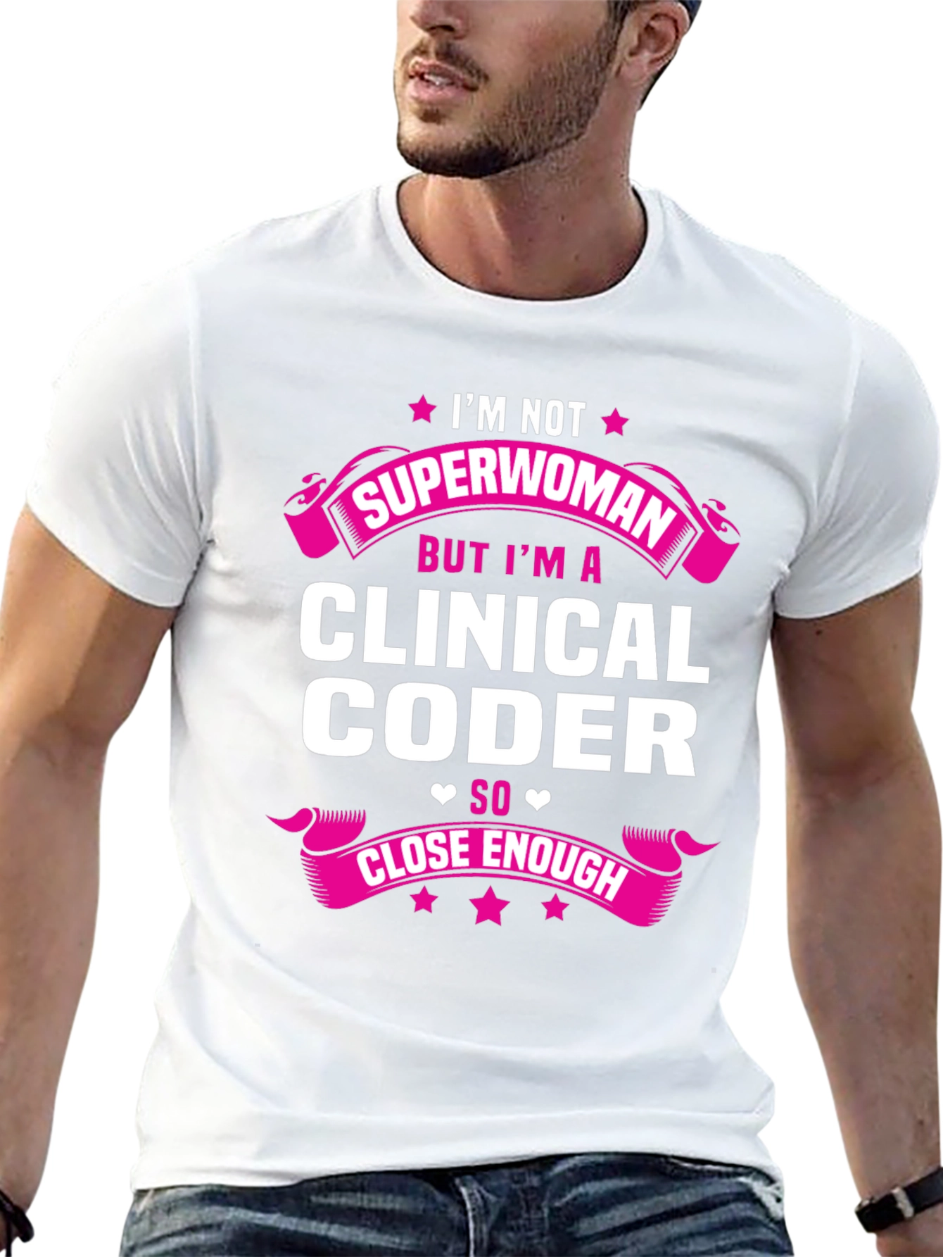 Clinical Coder T-Shirt - Im Not Superwoman