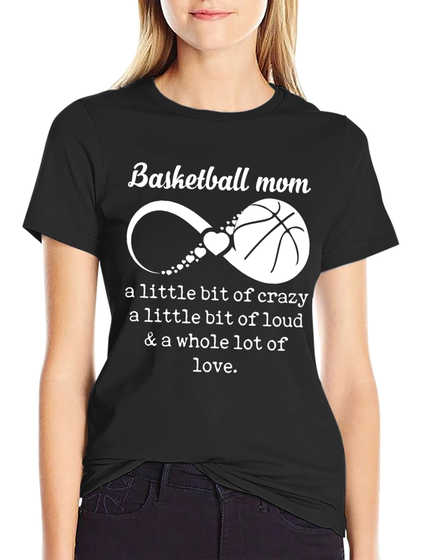 Basketball Mom T-Shirt - Crazy Loud Love Graphic Tee