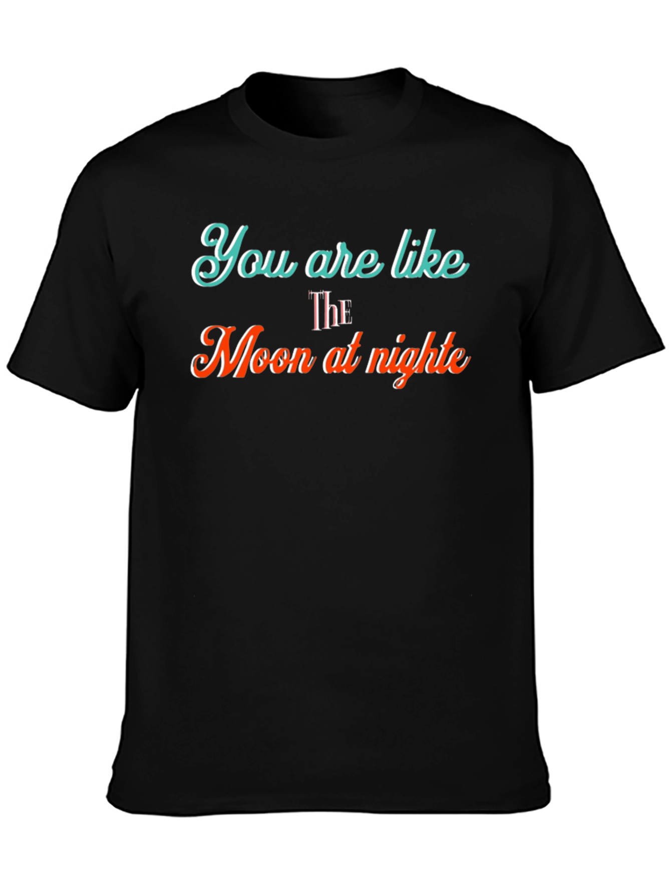 Moon at Night Graphic Tee - Soft & Stylish