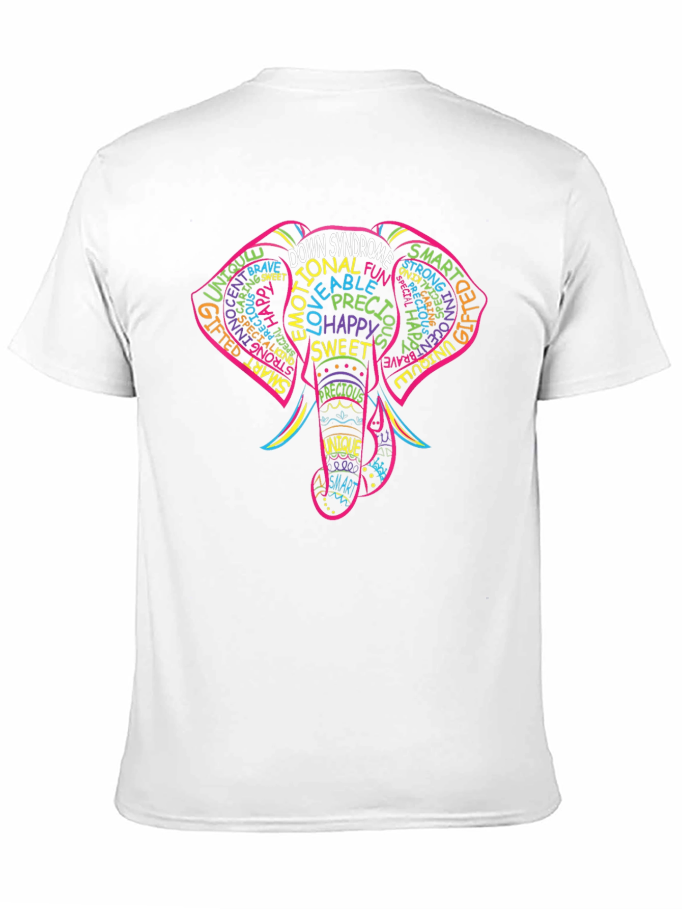 Down Syndrome Elephant T-Shirt - Awareness Tee