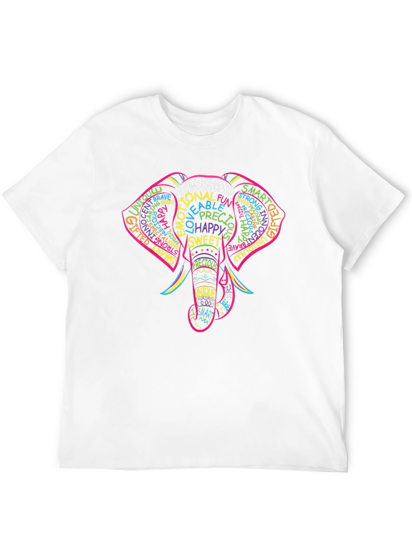 Down Syndrome Elephant T-Shirt - Awareness Tee