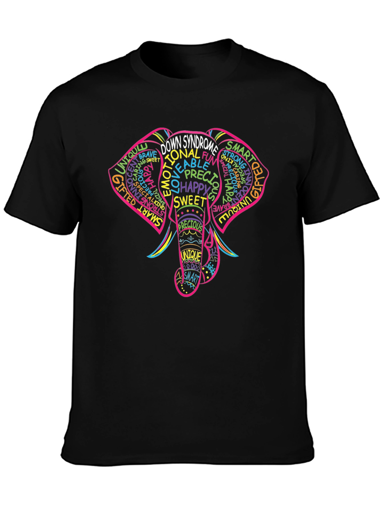 Down Syndrome Elephant T-Shirt - Awareness Tee