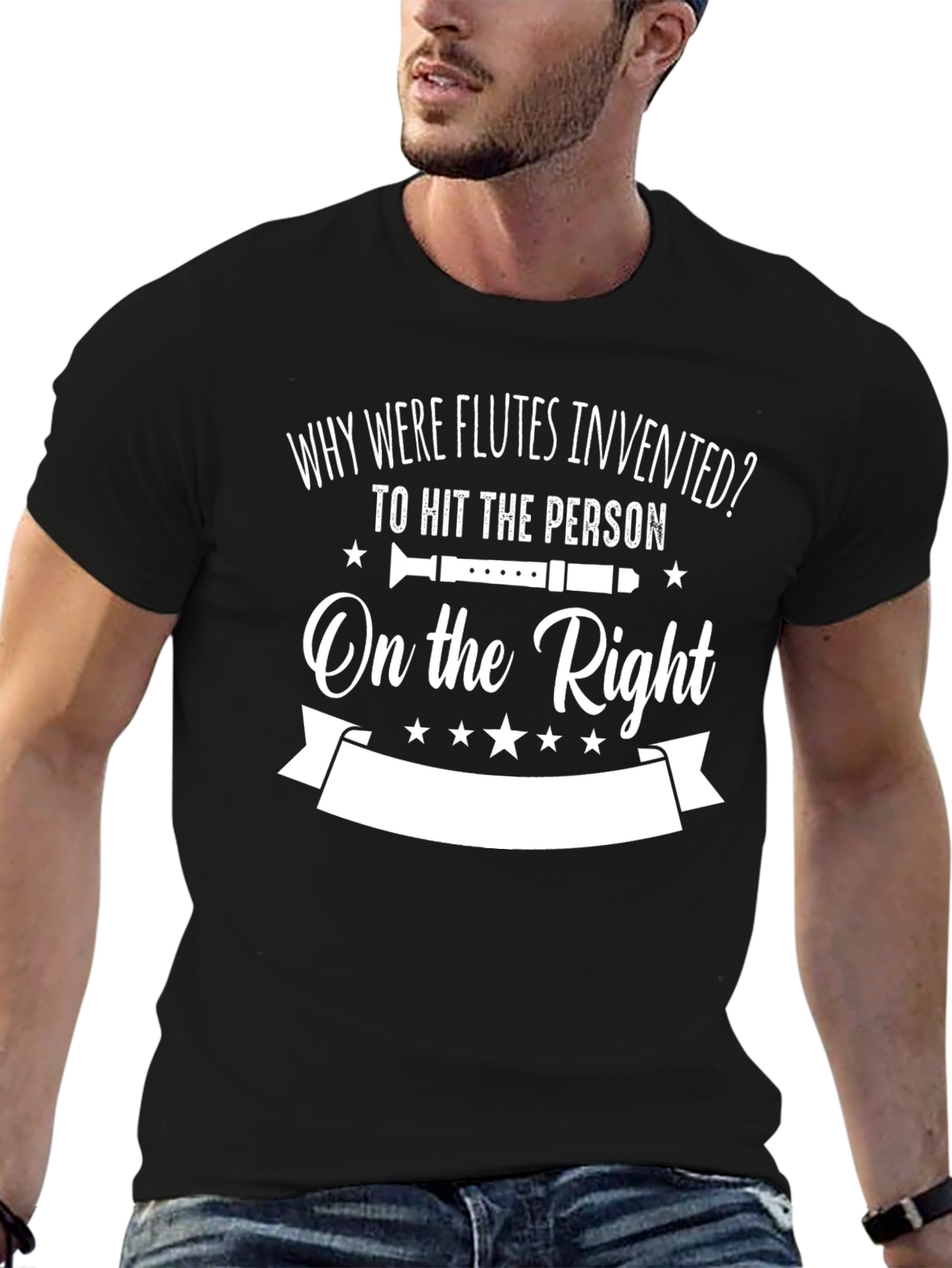 Why Were Flutes Invented Funny Music T-Shirt