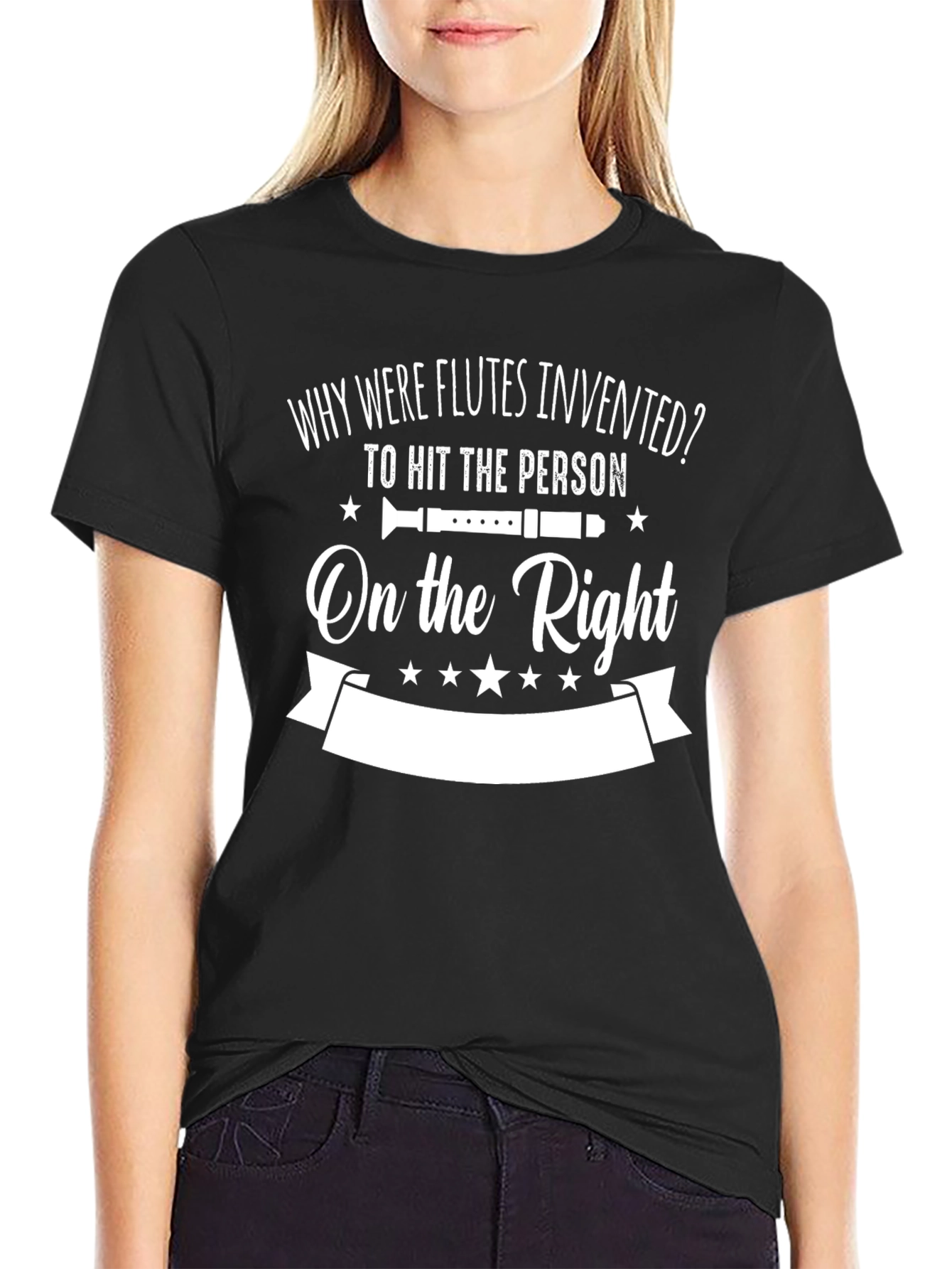 Why Were Flutes Invented Funny Music T-Shirt