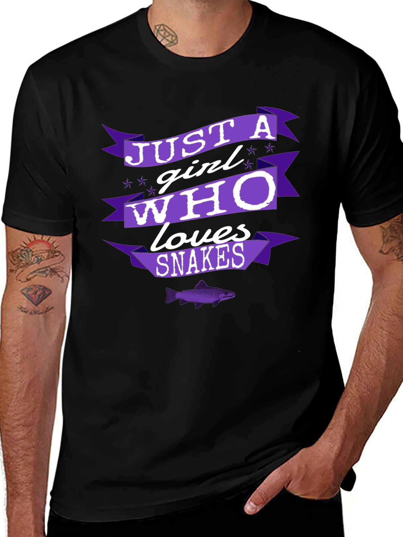 Just A Girl Who Loves Snakes T-Shirt
