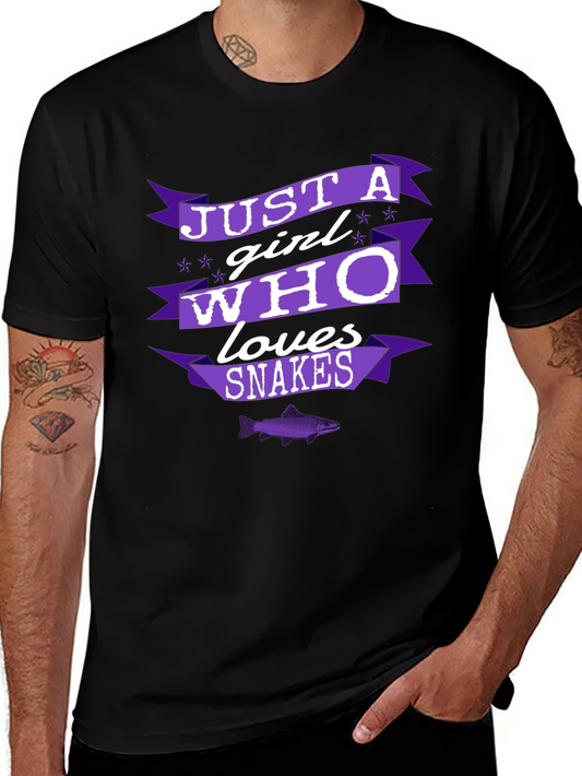 Just A Girl Who Loves Snakes T-Shirt